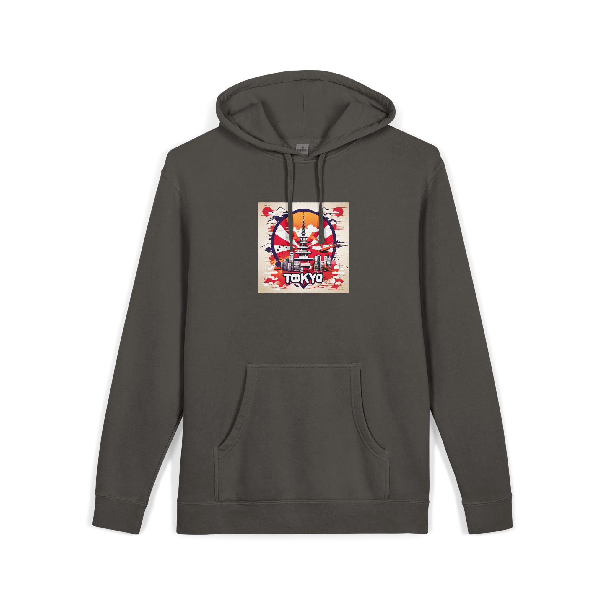 Tokyo V1 Unisex Pigment Dyed Hoodie Embroidery - Image 27