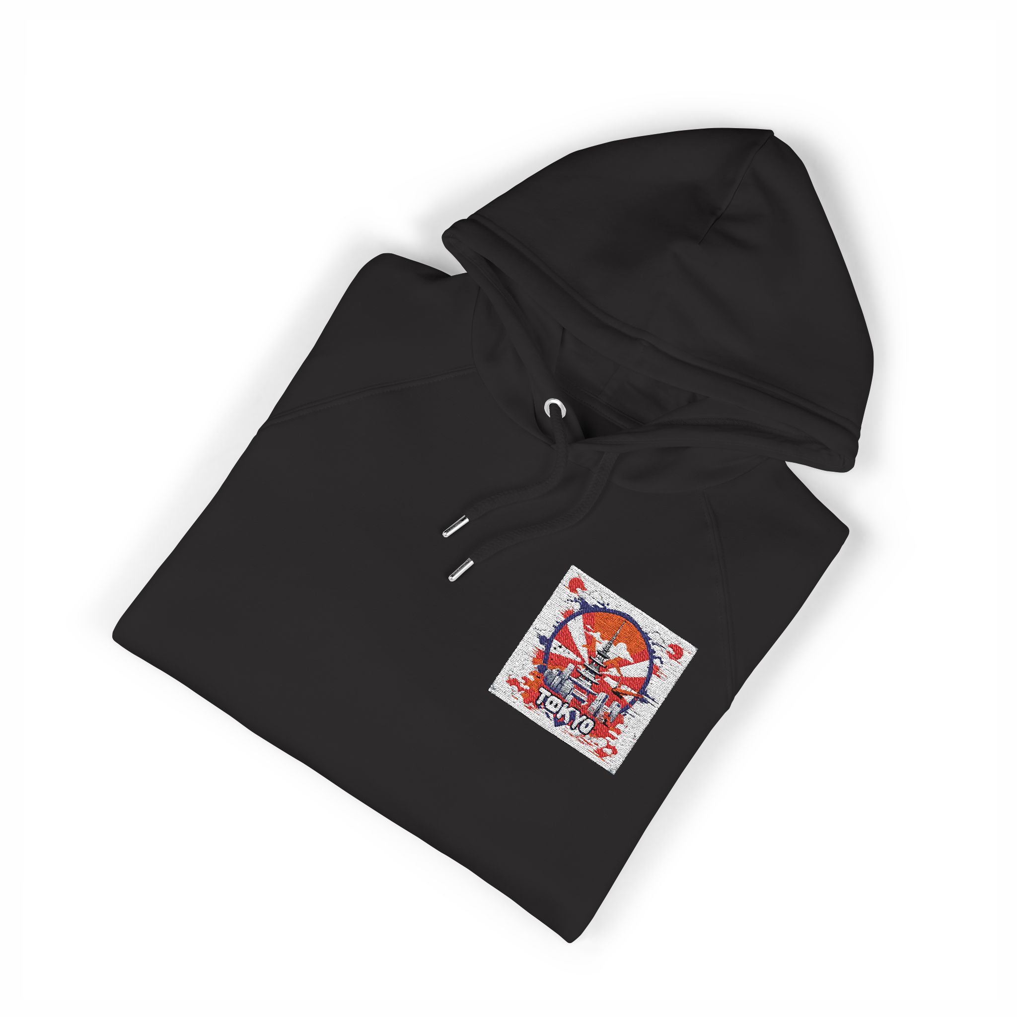 Tokyo V1 Unisex Eco Raglan Hoodie Embroidery - Image 19