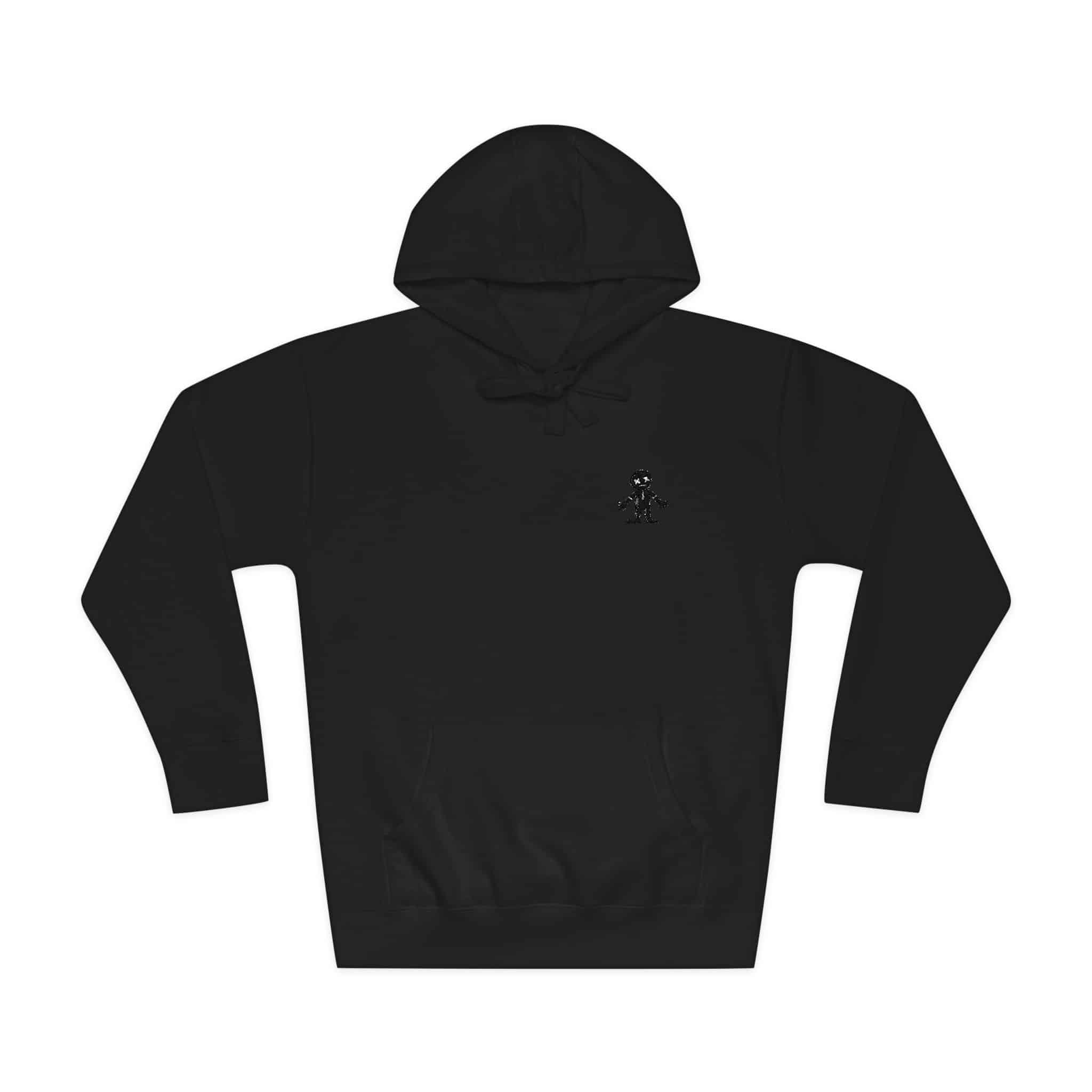 Silhouette Voodoo Doll Black Color Only 3 Unisex Fleece Hoodie - Image 33
