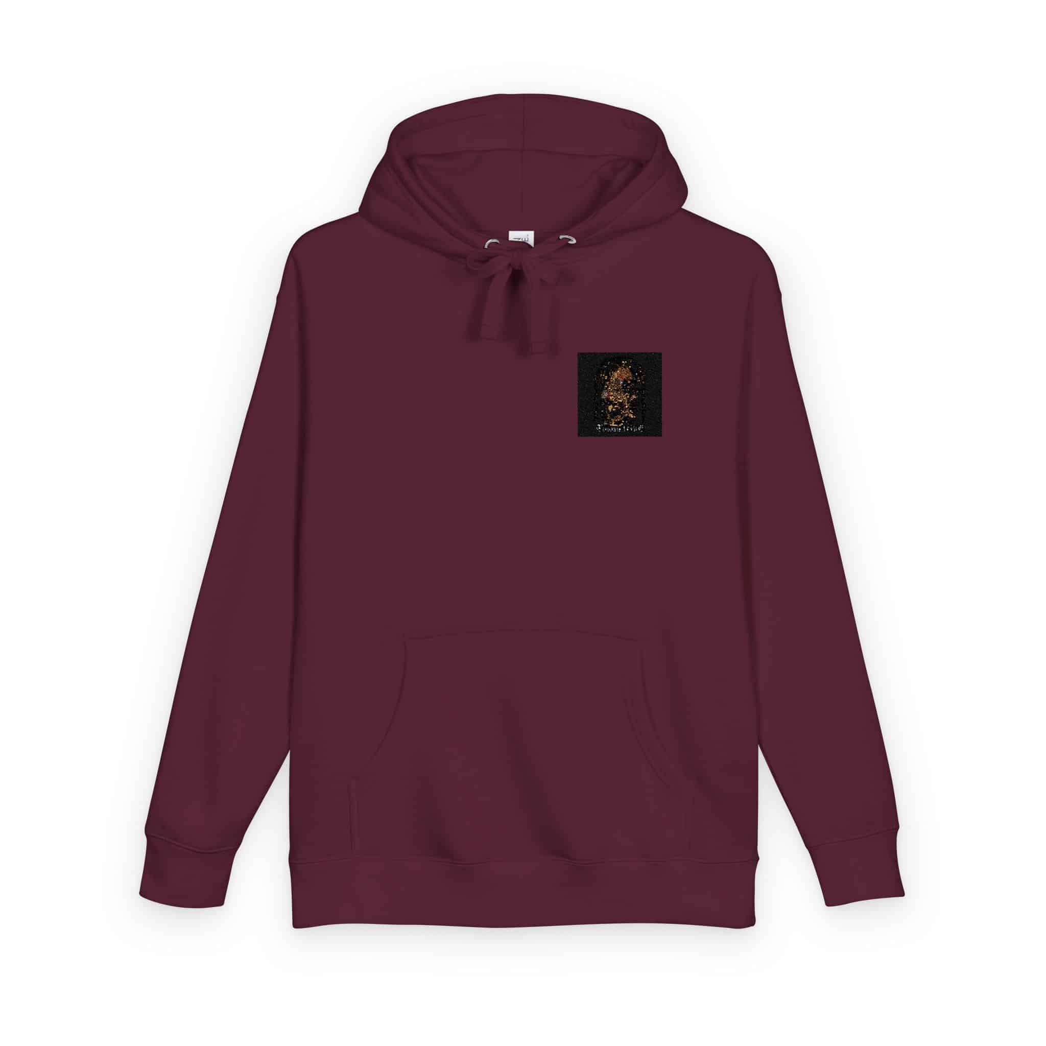 Qilin With Text Illustration Unisex Fleece Hoodie - Image 30