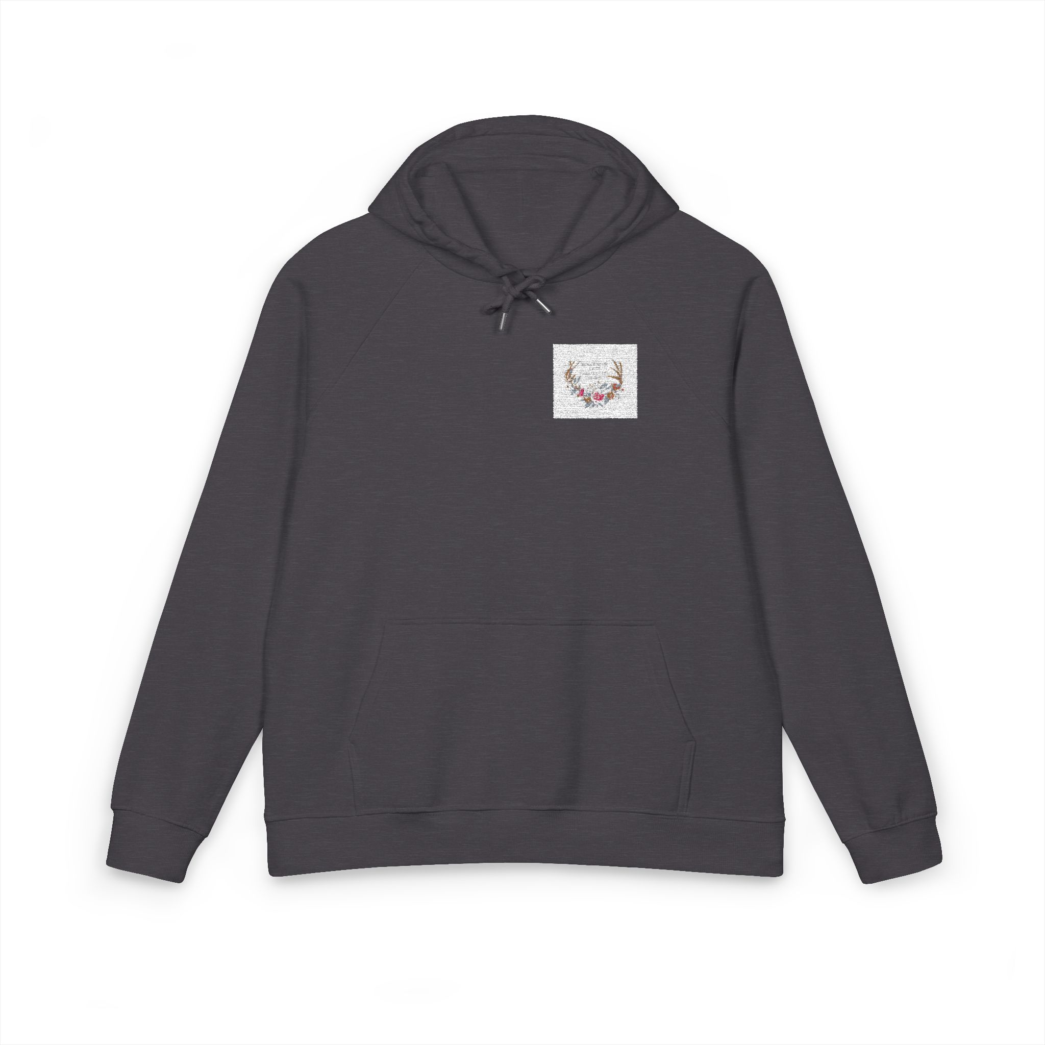 Plant Your Love and Let It Grow Unisex Eco Raglan Hoodie Embroidery - Image 9