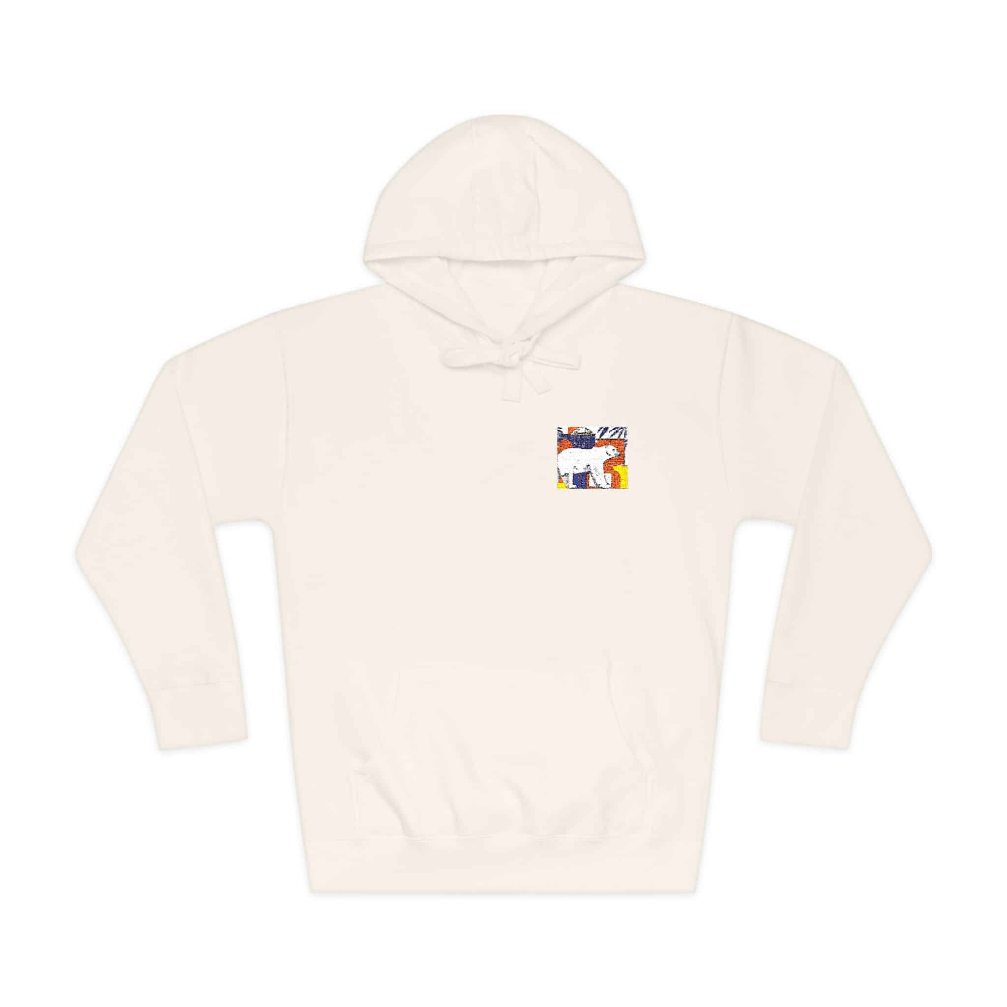 Polar Bear 5 Unisex Fleece Hoodie - Image 5