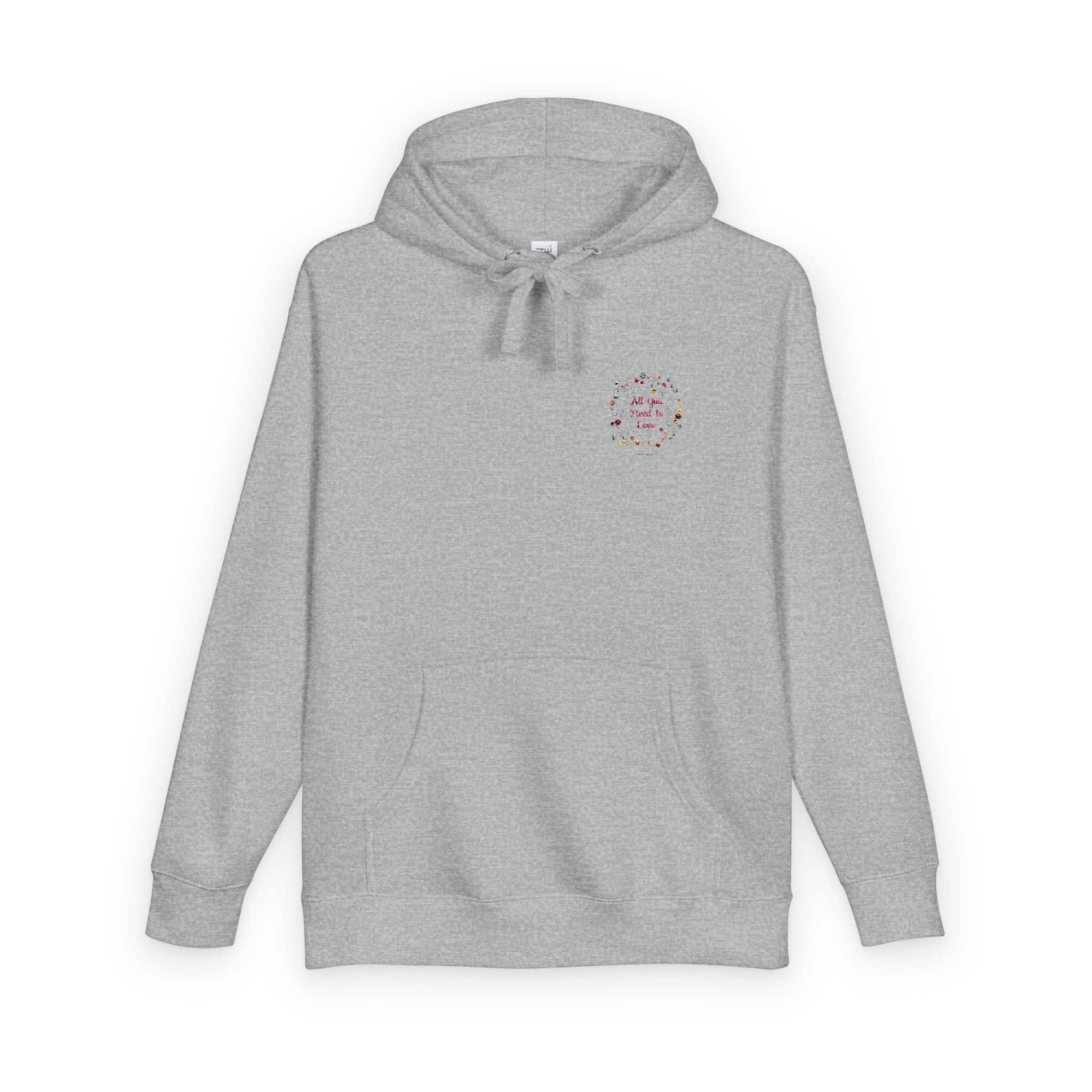 Romantic Valentine S Day Card Unisex Fleece Hoodie - Image 14