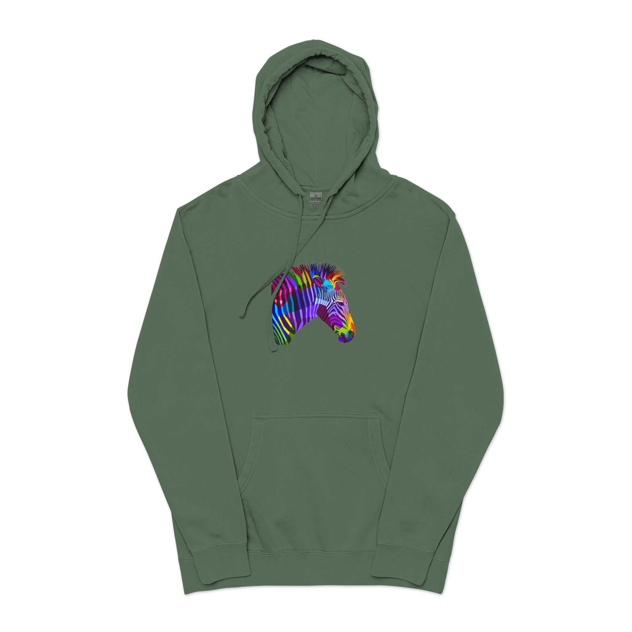 Original Design CA3D14 Unisex Pigment Dyed Hoodie Embroidery - Image 13
