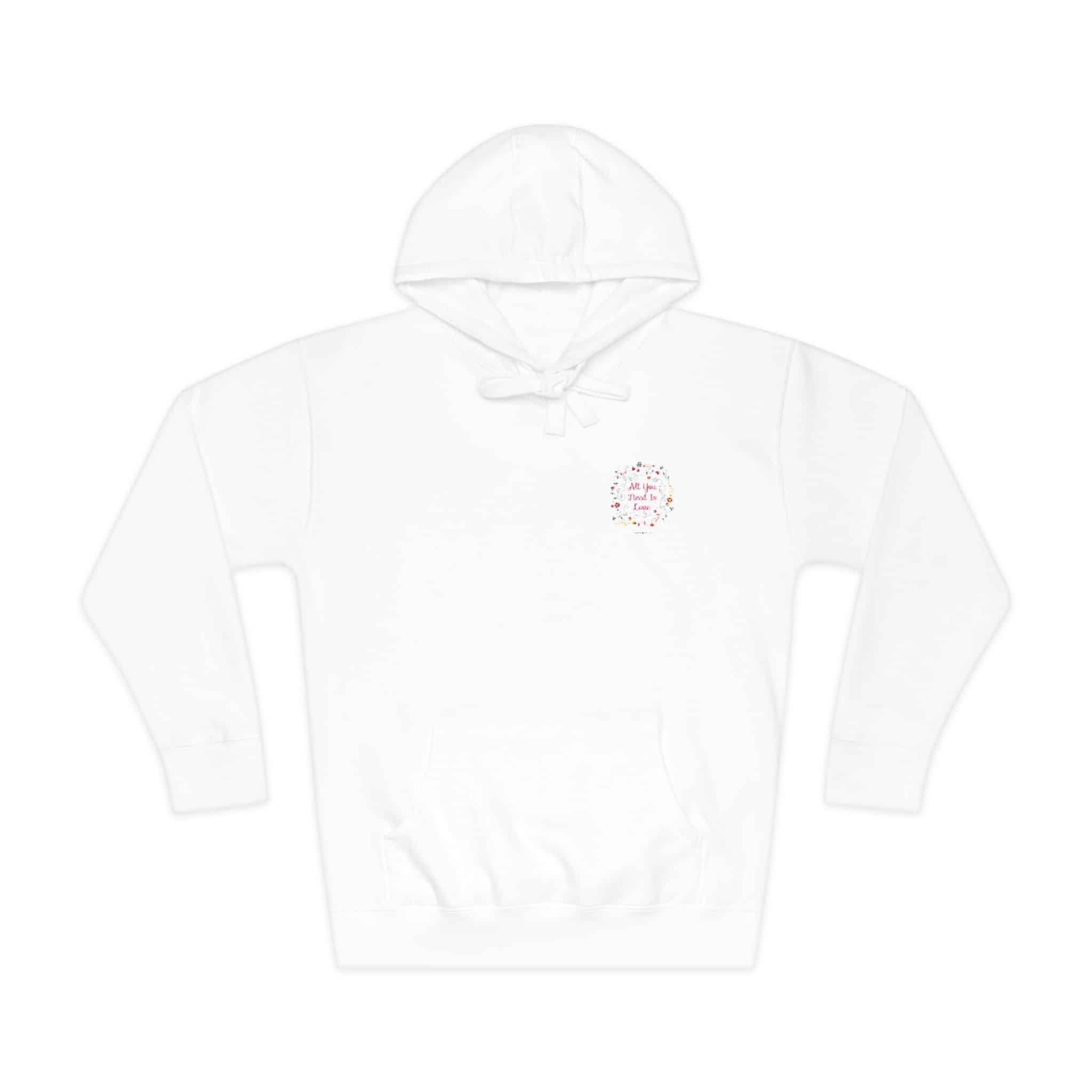 Romantic Valentine S Day Card Unisex Fleece Hoodie
