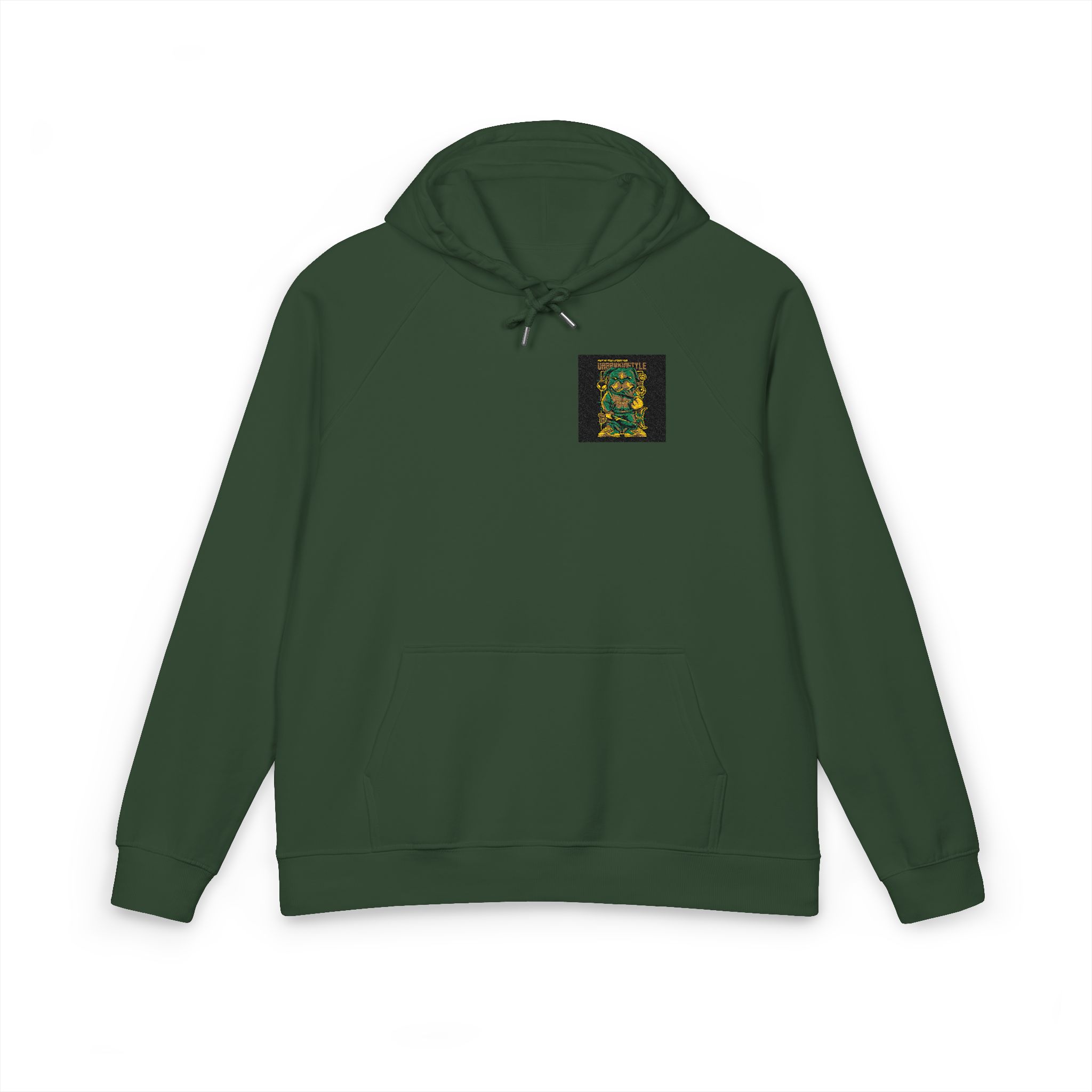 Urbankidstyle Unisex Eco Raglan Hoodie Embroidery - Image 13