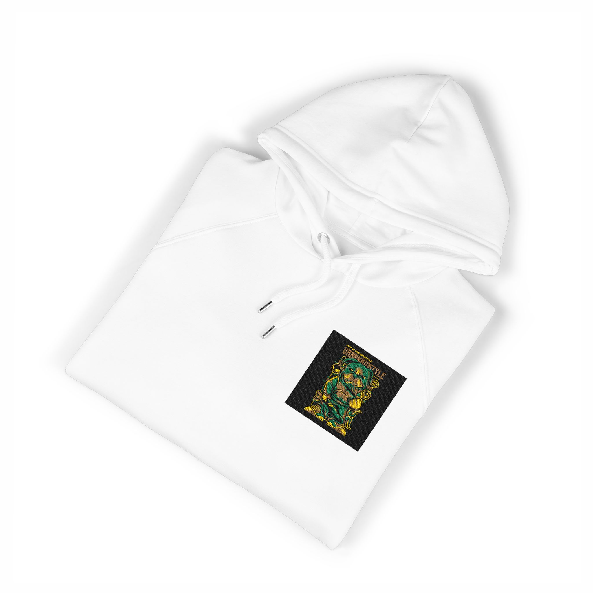 Urbankidstyle Unisex Eco Raglan Hoodie Embroidery - Image 3