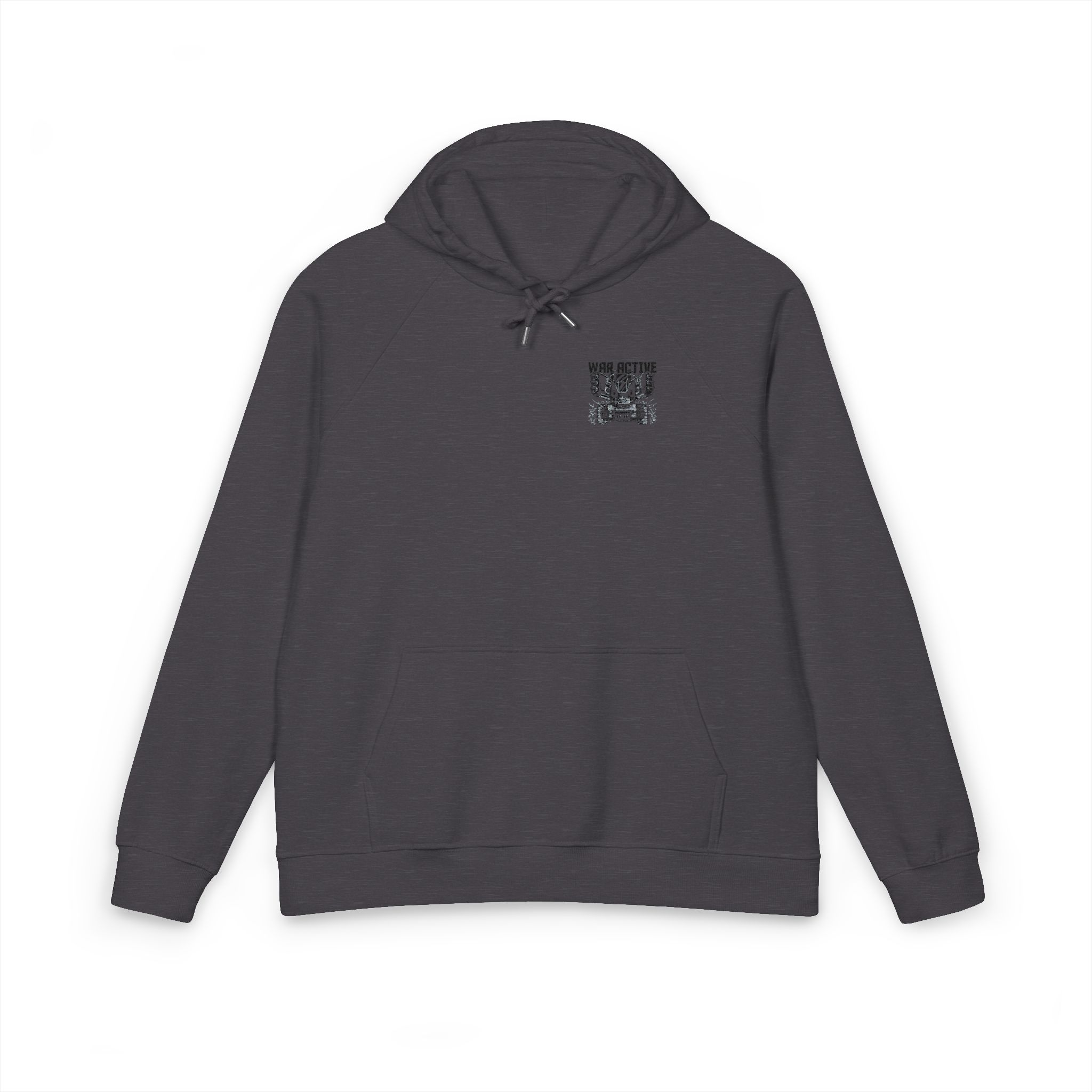 War Active 162515 Unisex Eco Raglan Hoodie Embroidery - Image 9