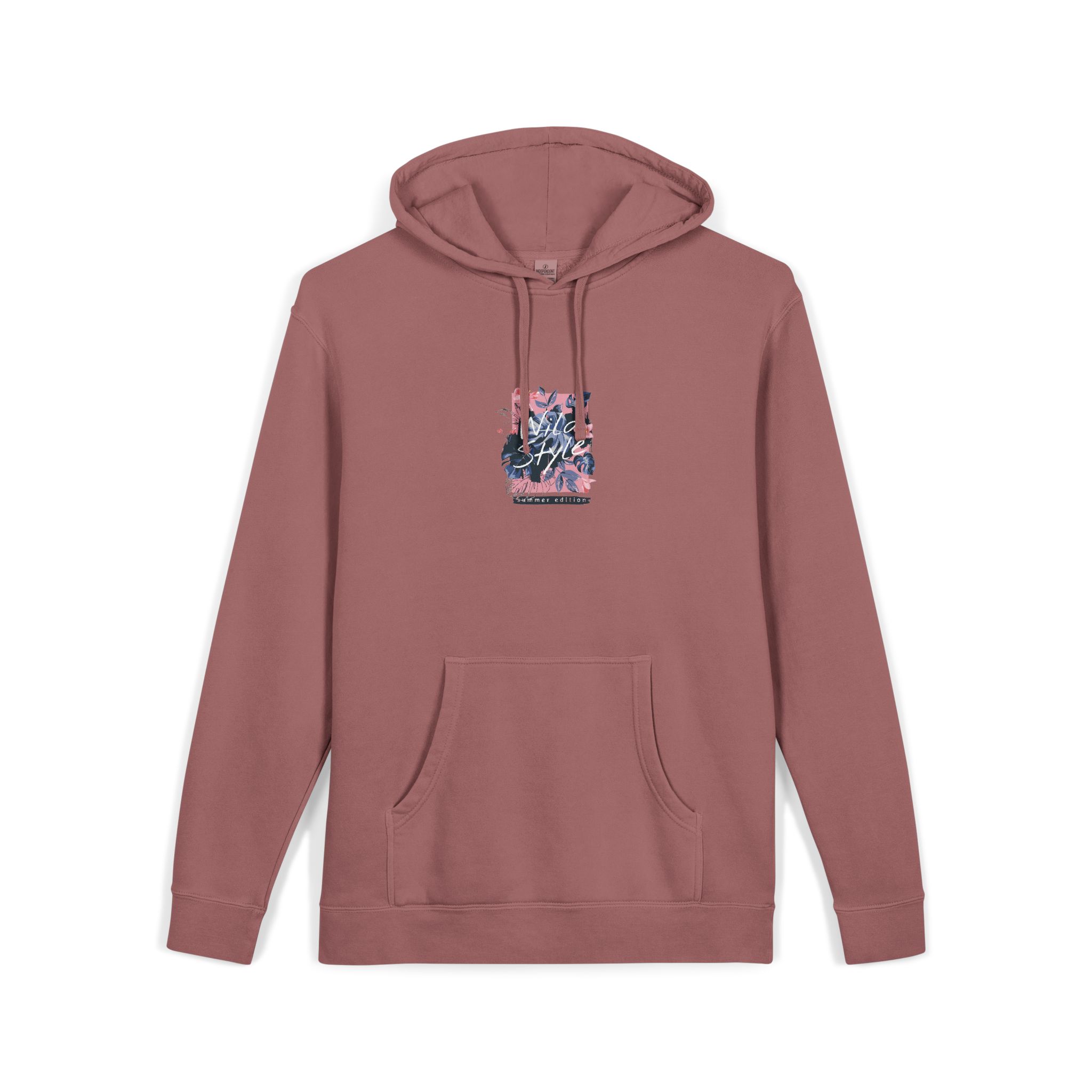 Wild Style Unisex Pigment Dyed Hoodie Embroidery - Image 31