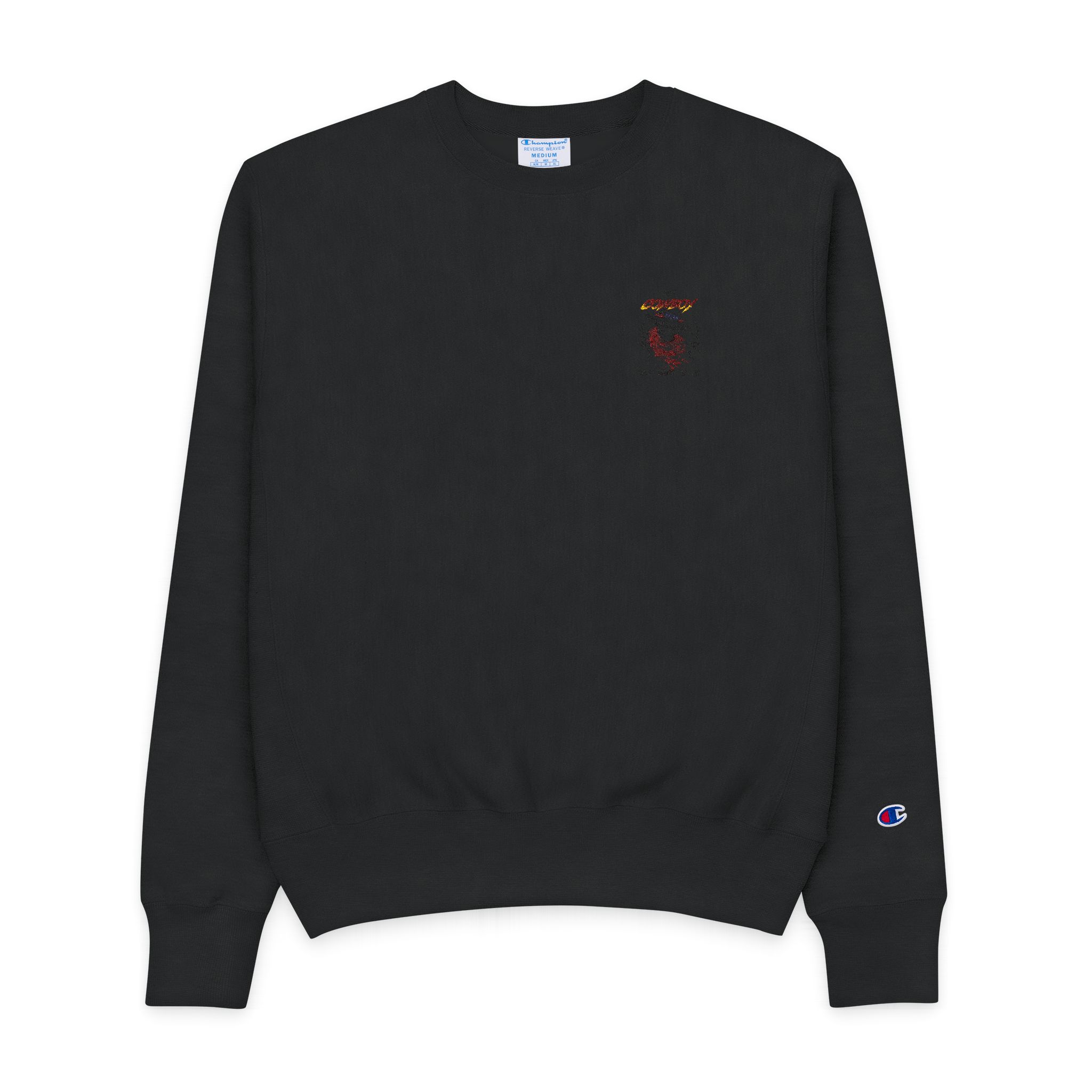 Cowboy Skull Design Vector Mens Champion Crewneck Sweatshirt