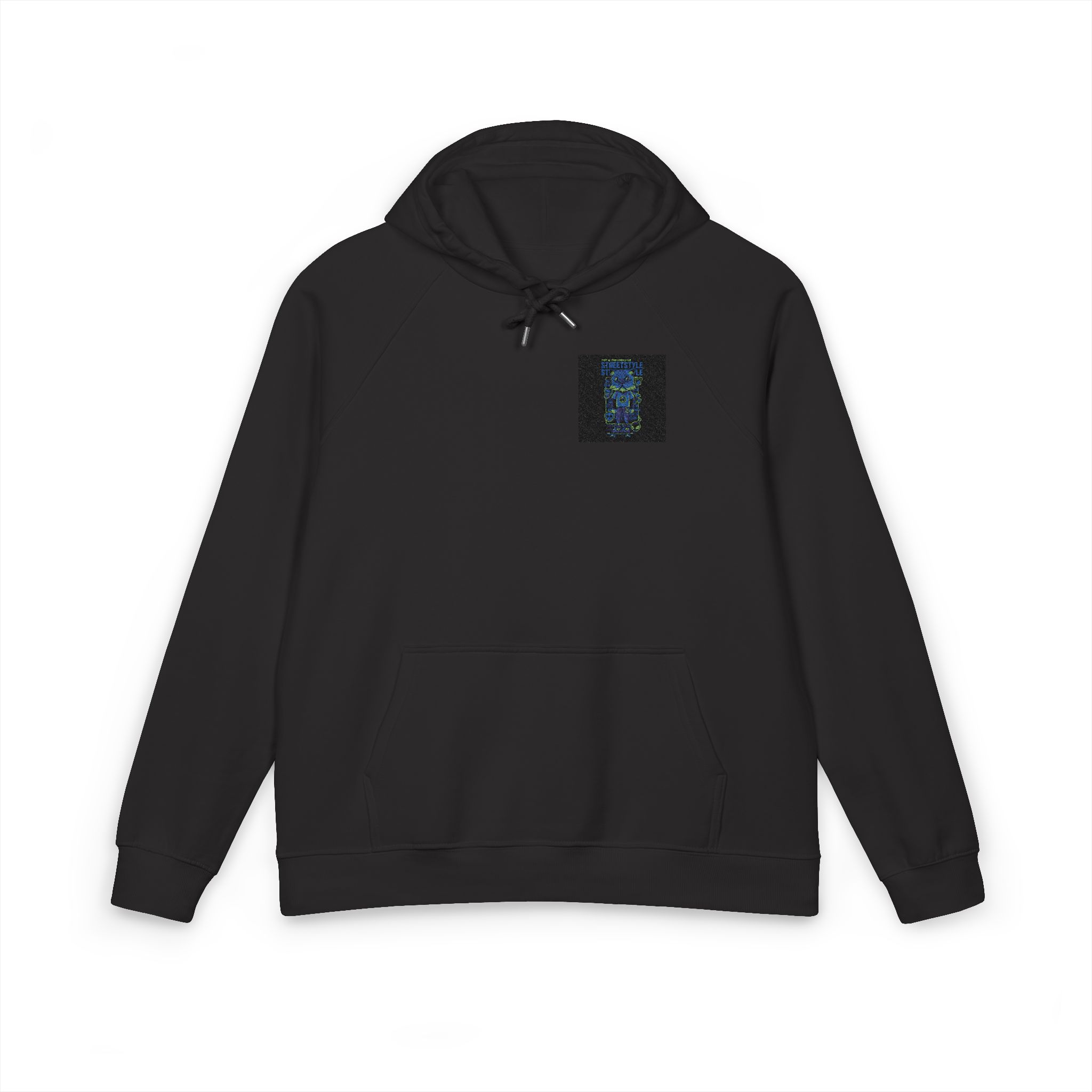 Streetstyle Unisex Eco Raglan Hoodie Embroidery - Image 17