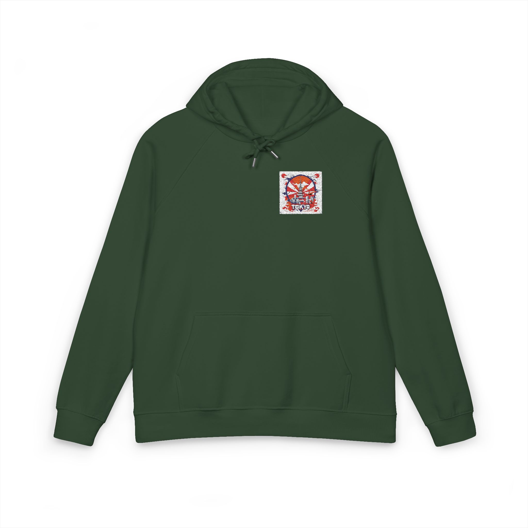 Tokyo V1 Unisex Eco Raglan Hoodie Embroidery - Image 13