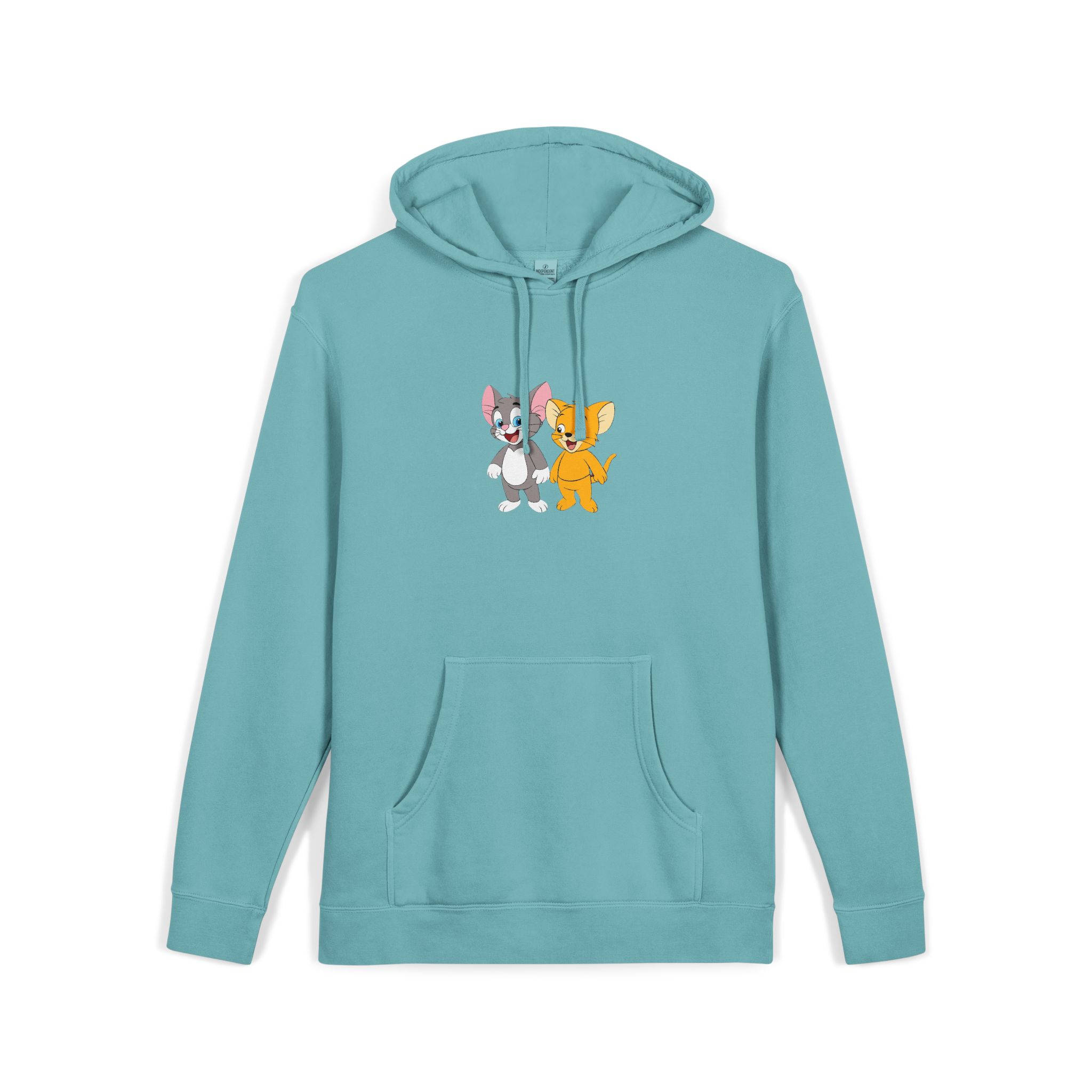 Tom and Jerry Unisex Pigment Dyed Hoodie Embroidery - Image 11