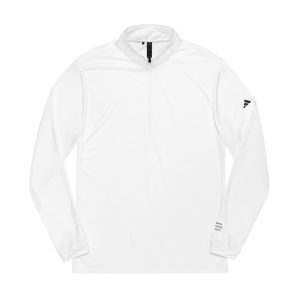Embrace Overcome Succeed 1 Adidas Quarter Zip Pullover Embroidery