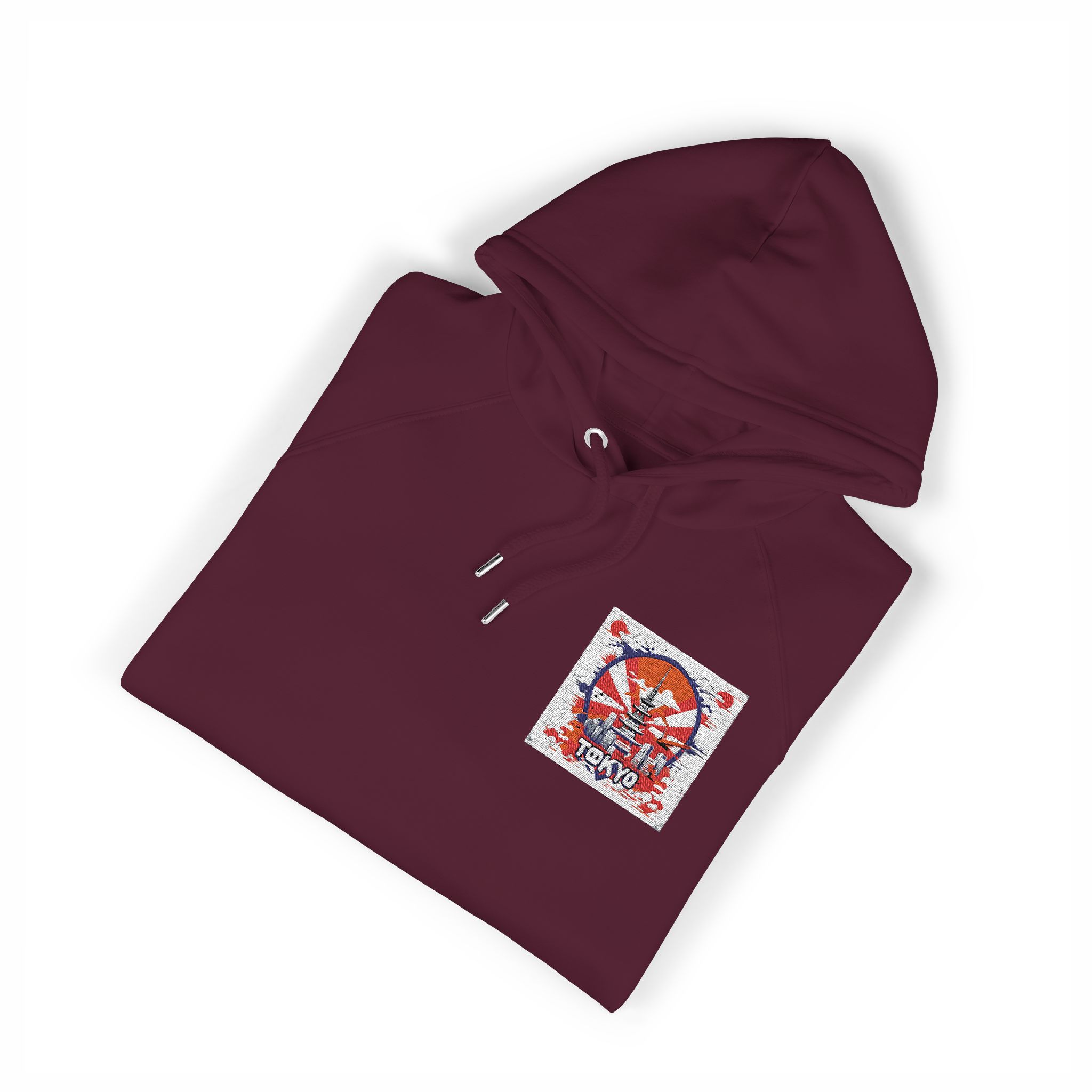 Tokyo V1 Unisex Eco Raglan Hoodie Embroidery - Image 23