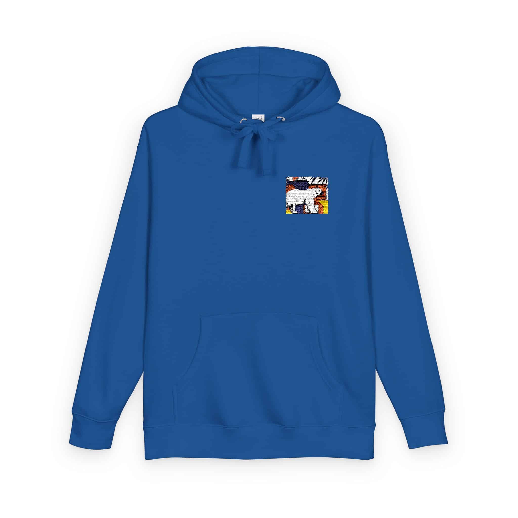 Polar Bear 5 Unisex Fleece Hoodie - Image 18