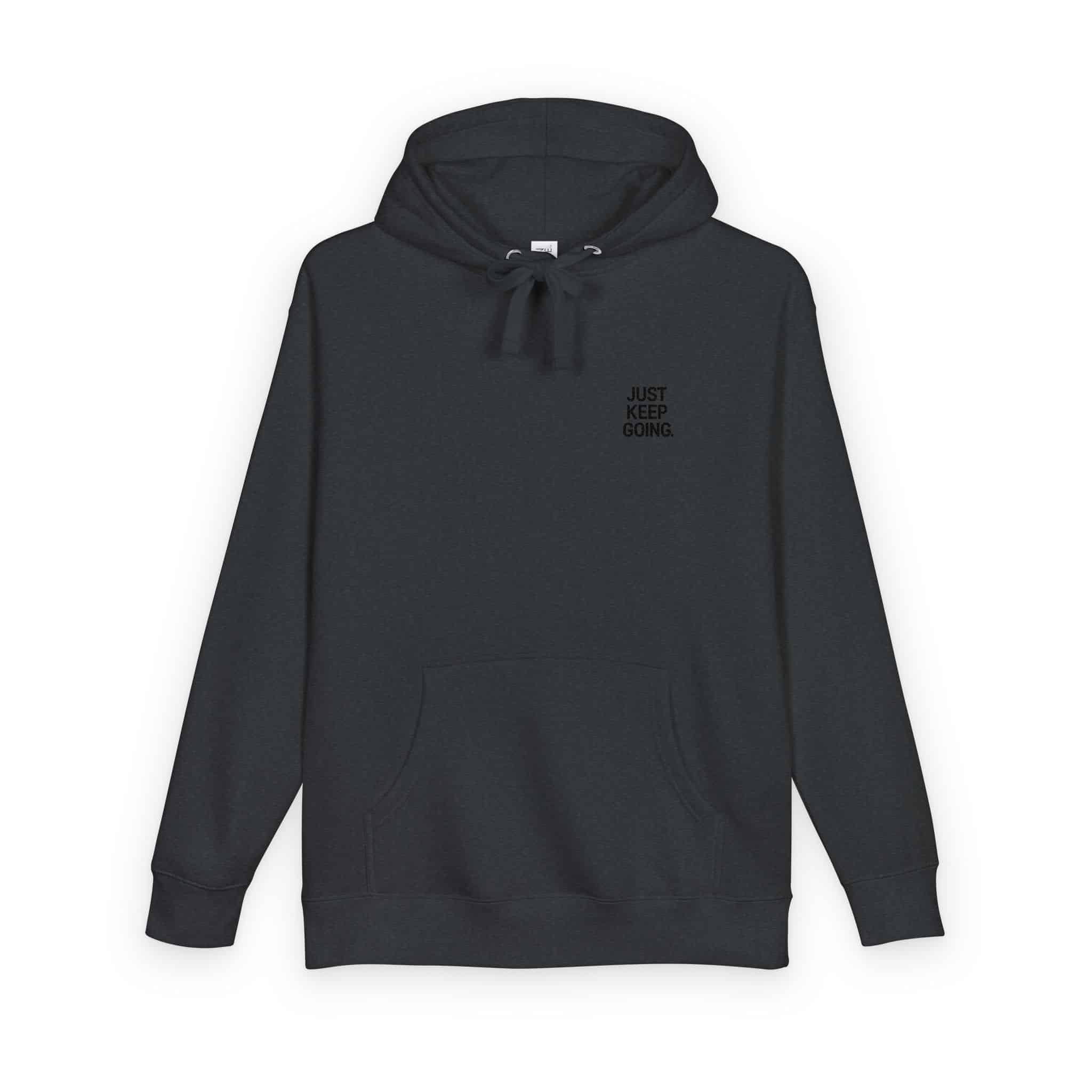 Typography Slogan Motivational Tshirt Design Copia Unisex Fleece Hoodie - Image 26