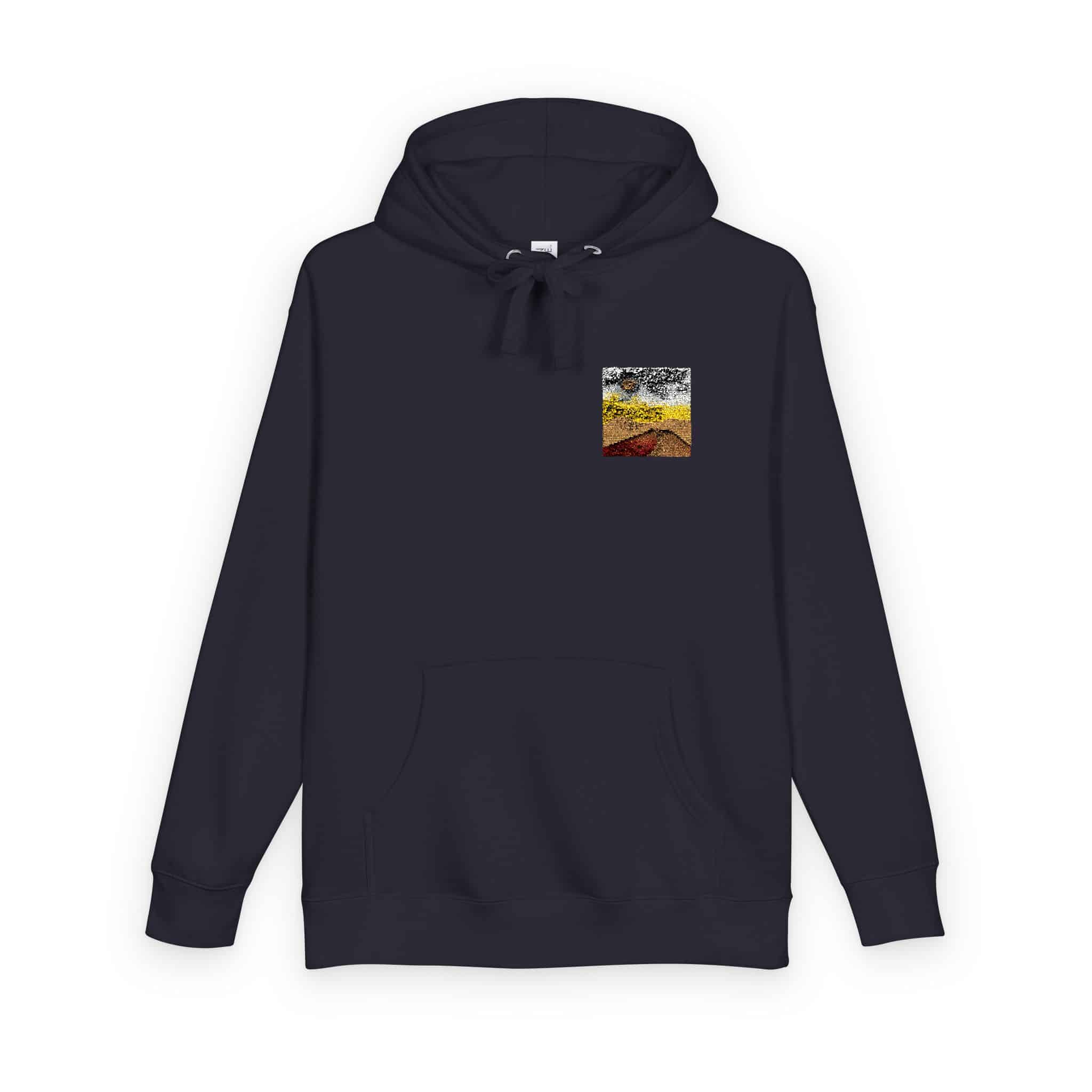 Dreamy Motivational Card Template Social Media Landscape Unisex Fleece Hoodie - Image 22