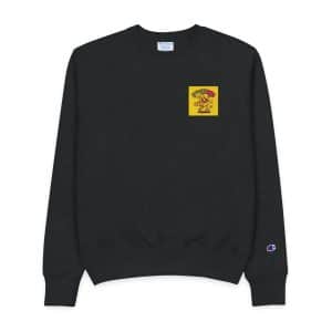 Italian Pizza Trendy Retro Cartoon Hand Drawn 7 Mens Champion Crewneck Sweatshirt