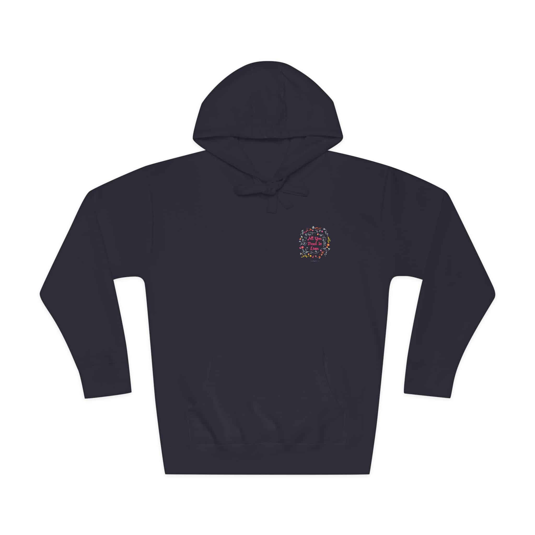 Romantic Valentine S Day Card Unisex Fleece Hoodie - Image 21