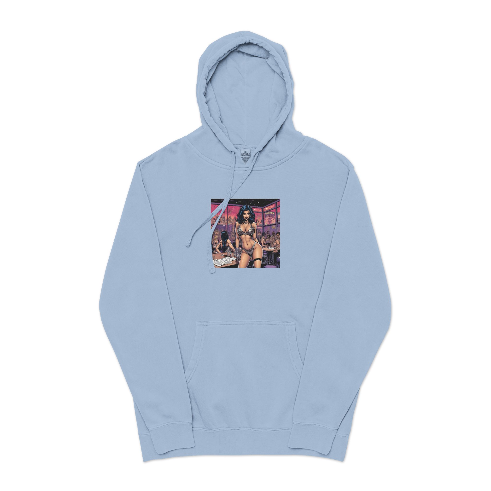 Sexy Woman 4 Unisex Pigment Dyed Hoodie Embroidery - Image 17