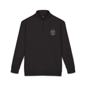 Dark Art Angry Beast Kingkong Head With Sharp Fang Black White Unisex Fleece Pullover Embroidery