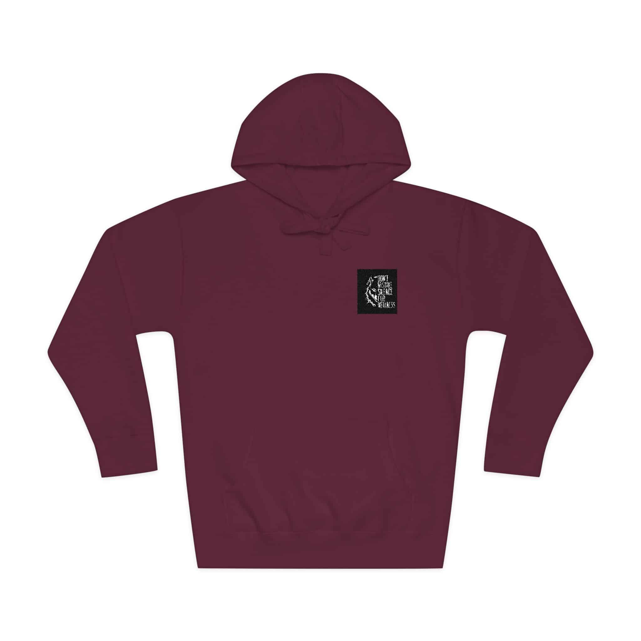 Dont Mistake Silence For Weakness Copia Unisex Fleece Hoodie - Image 29