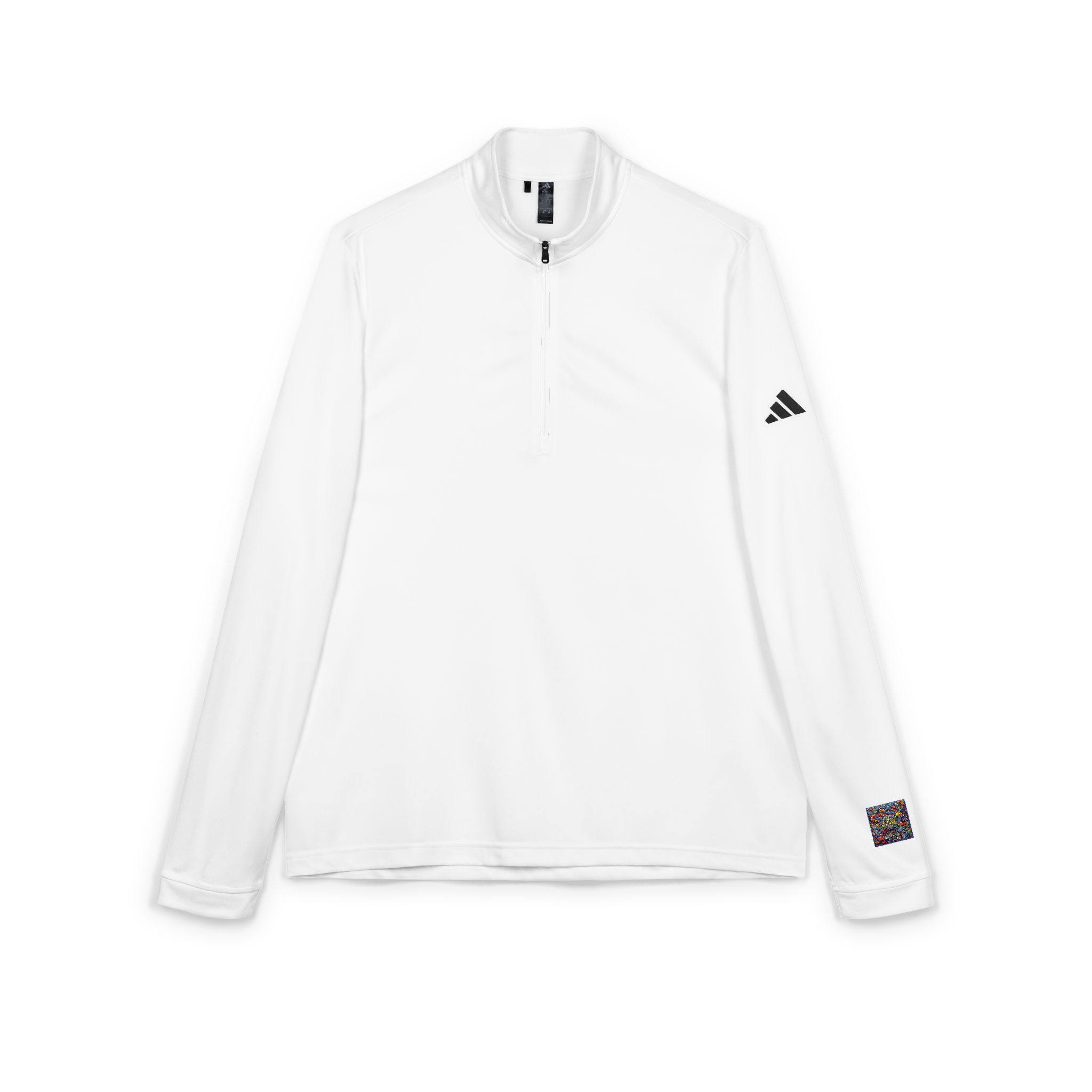 World Oceans Day Adidas Quarter Zip Pullover Embroidery - Image 3