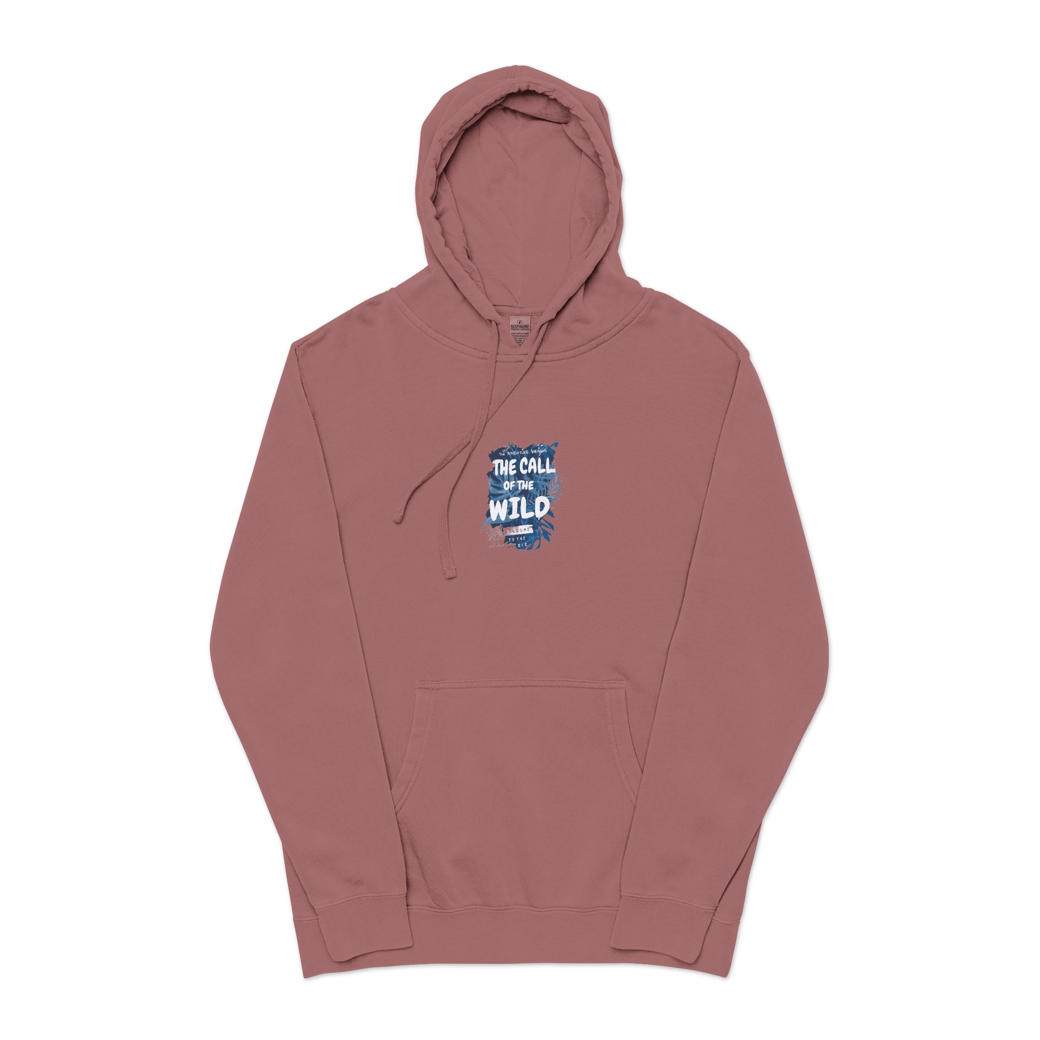 The Call of the Wild Unisex Pigment Dyed Hoodie Embroidery - Image 29