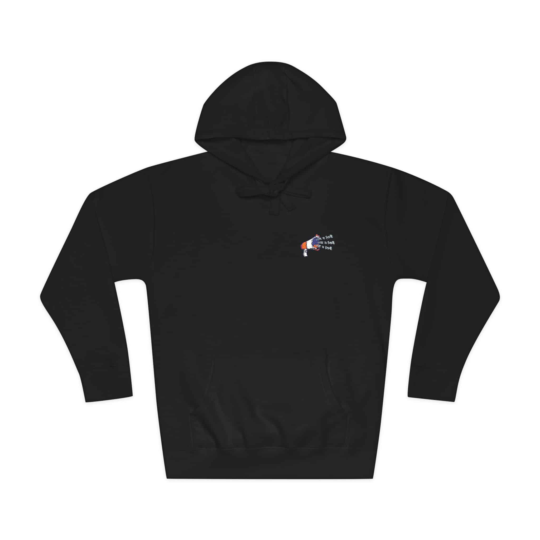 Talk A Lot Unisex Fleece Hoodie - Image 33