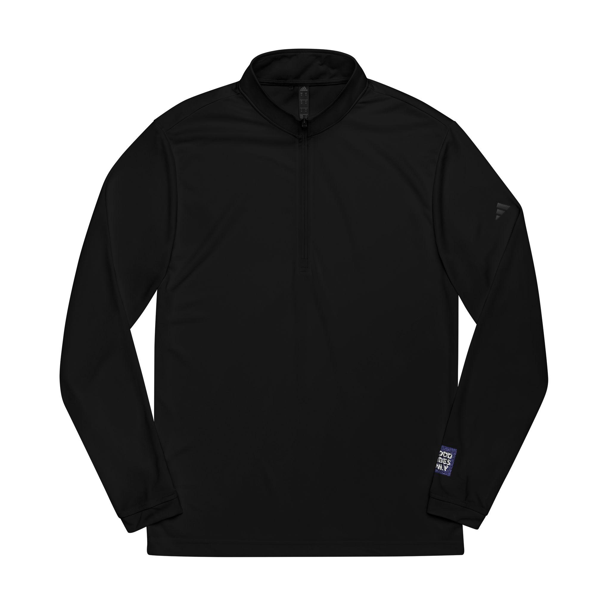 Good Vibes Only Motivational Quotes Typography Adidas Quarter Zip Pullover Embroidery - Image 13