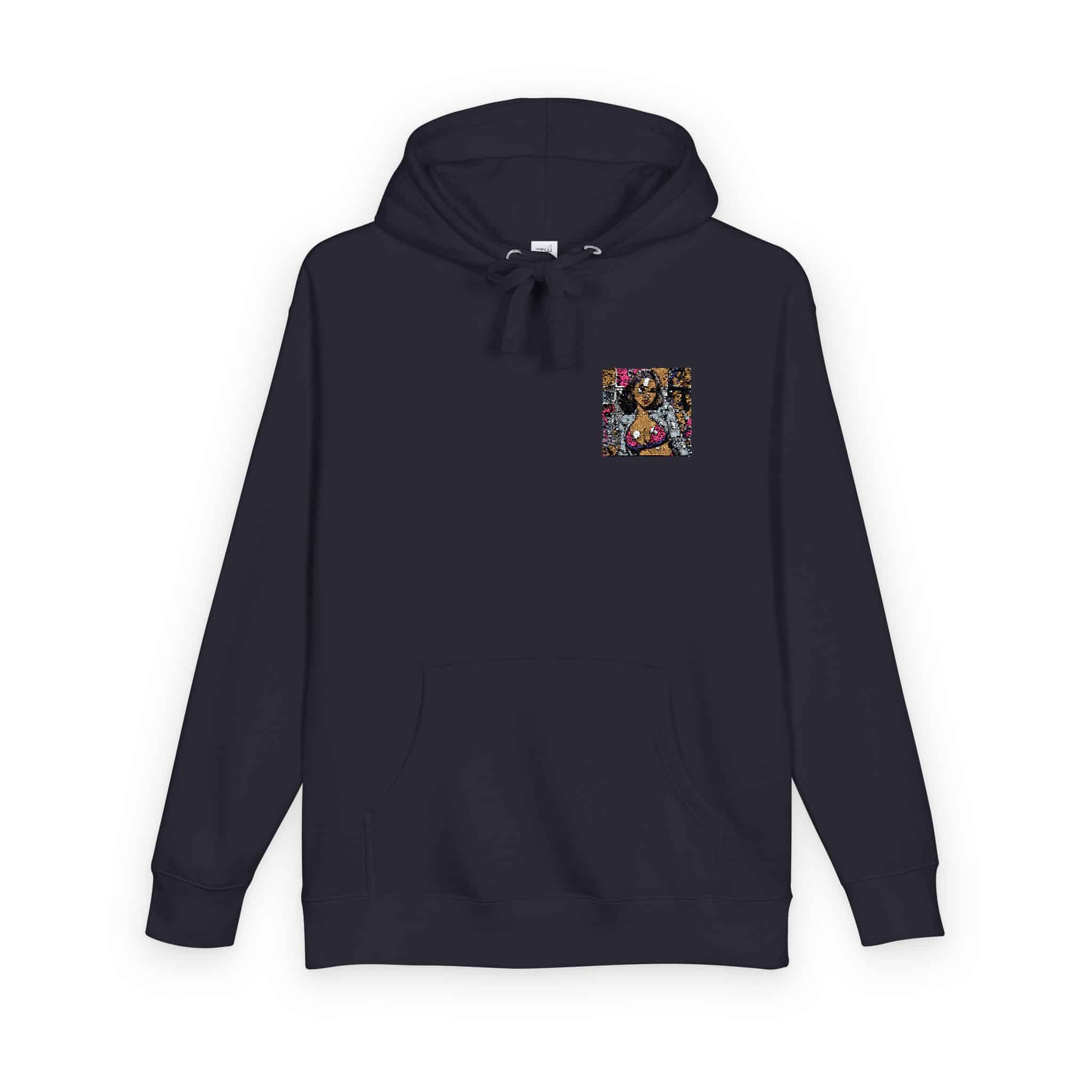Porn Star V5 Unisex Fleece Hoodie - Image 22