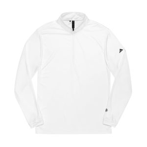 Wheel of Samsara Adidas Quarter Zip Pullover Embroidery