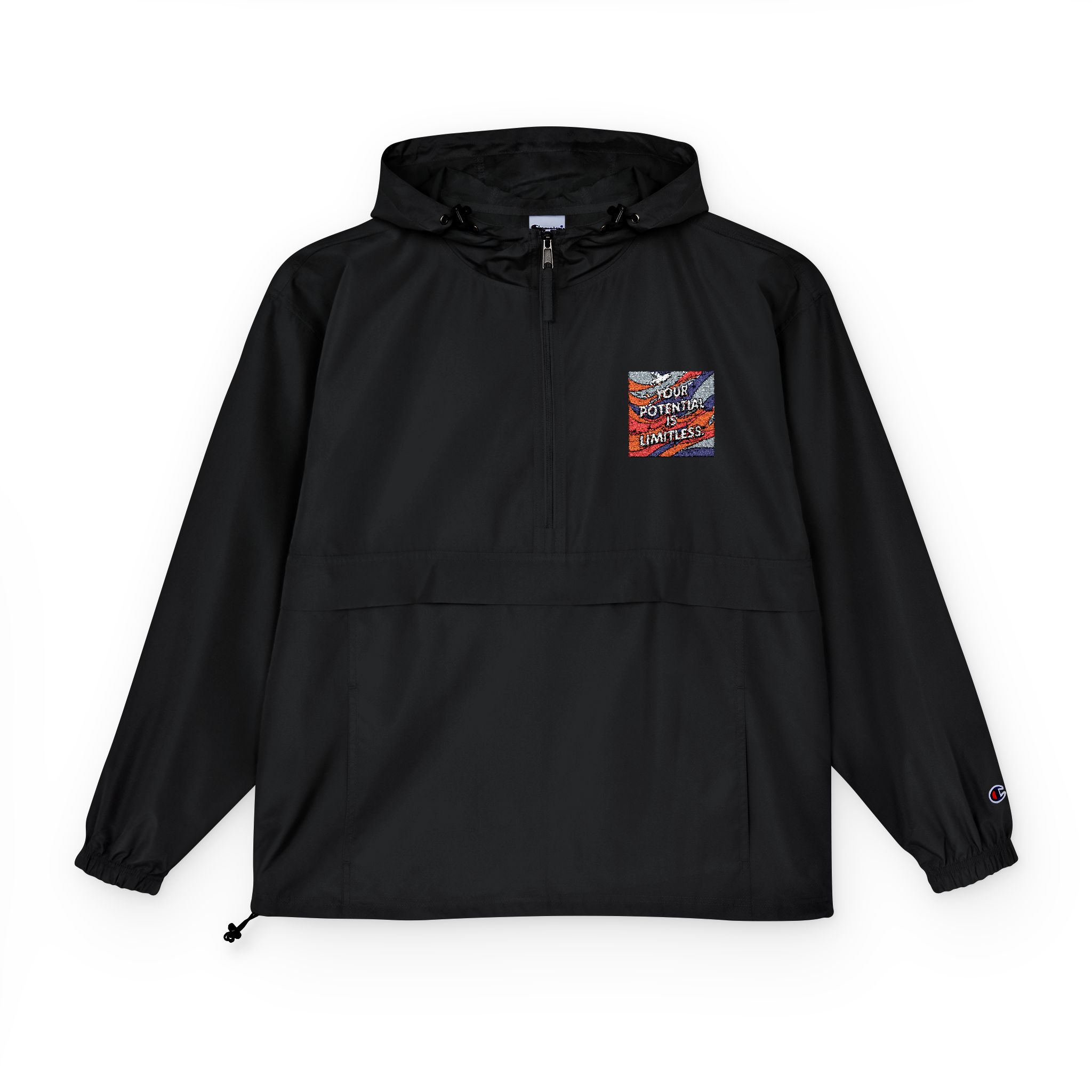Your Potential Is Limitless Champion Unisex Packable Anorak Jacket - Image 21