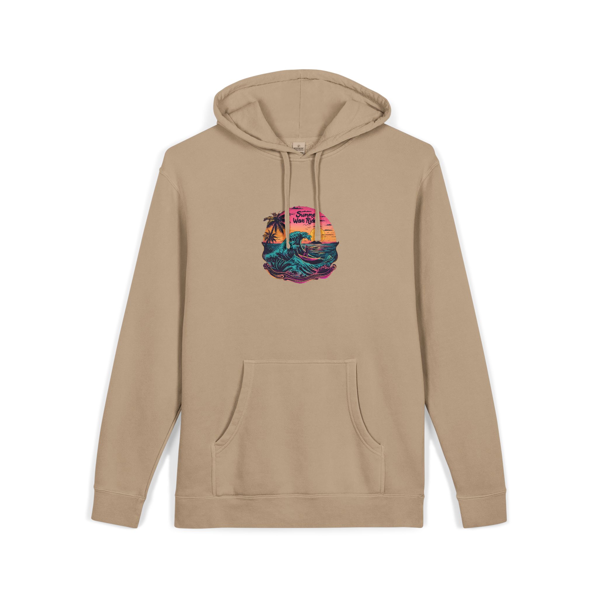 Vintage Vibes Crafting Timeless Retro Summer Tshirt Vector Illustrations Unisex Pigment Dyed Hoodie Embroidery - Image 7