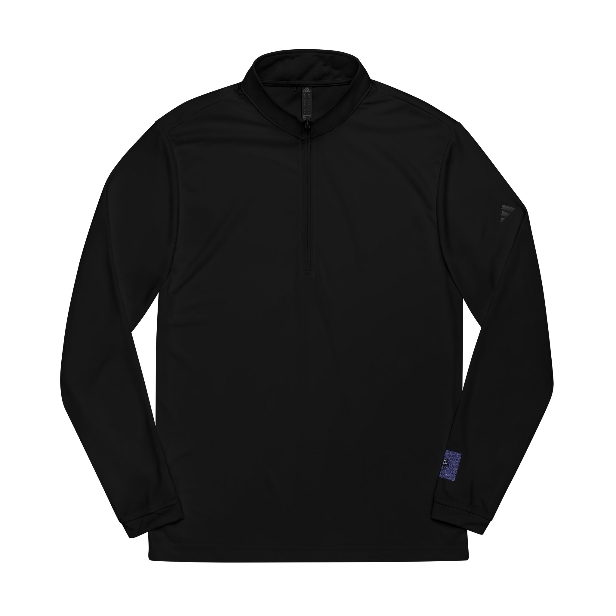 Zeus Logo Design Vector Illustration Adidas Quarter Zip Pullover Embroidery - Image 13