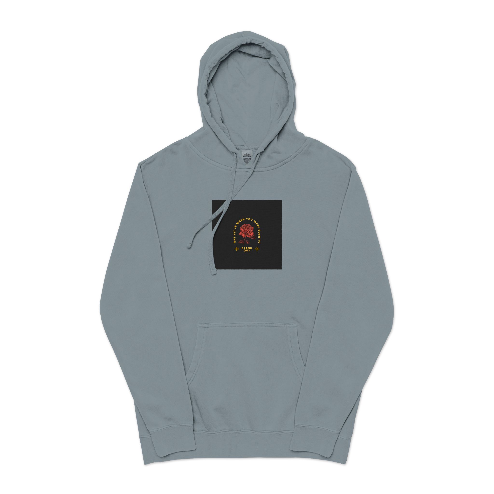 Stand Out Unisex Pigment Dyed Hoodie Embroidery - Image 21