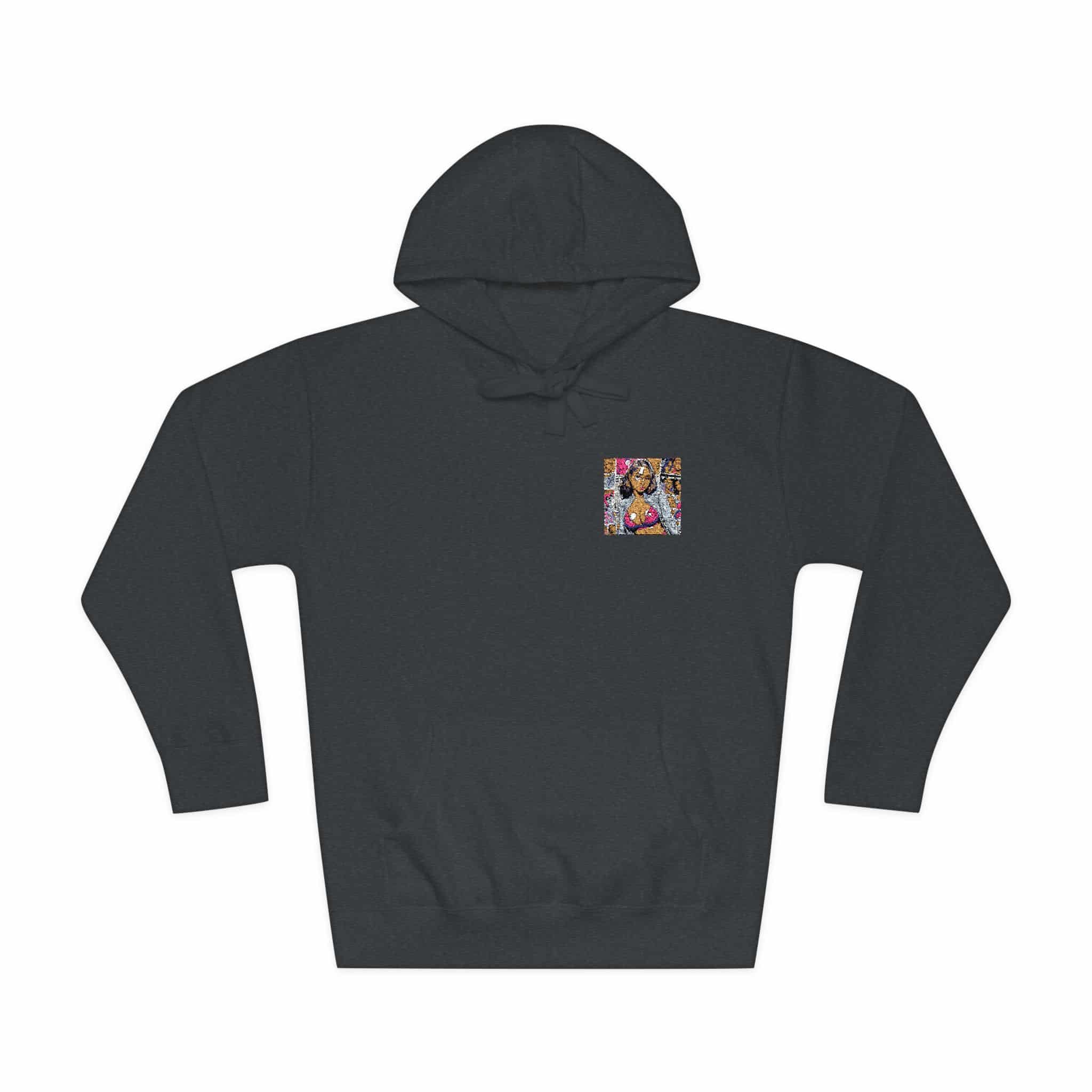 Porn Star V5 Unisex Fleece Hoodie - Image 25