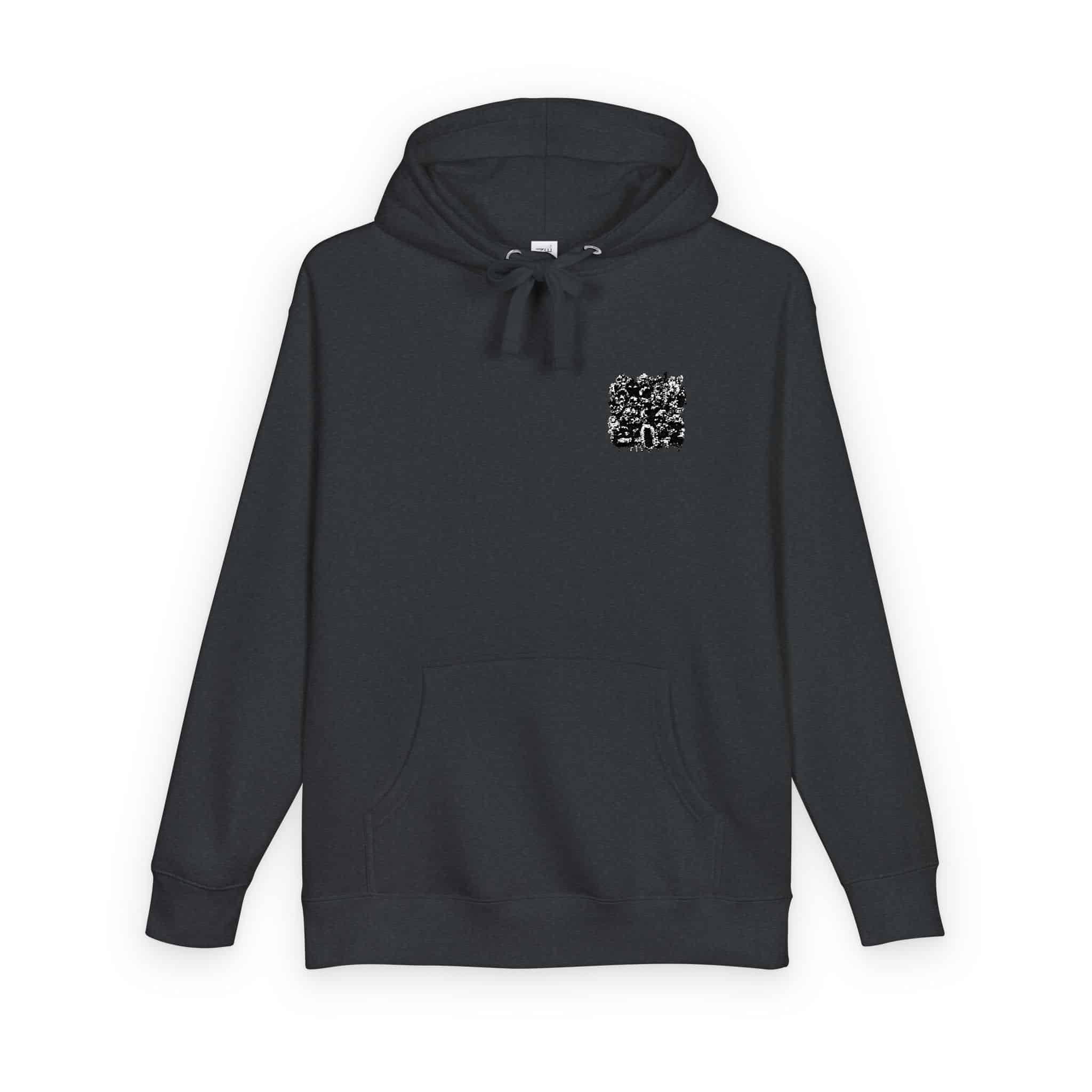 Cluster Grotesque Cartoon Monsters With Open Mouths Fangs Unisex Fleece Hoodie - Image 26