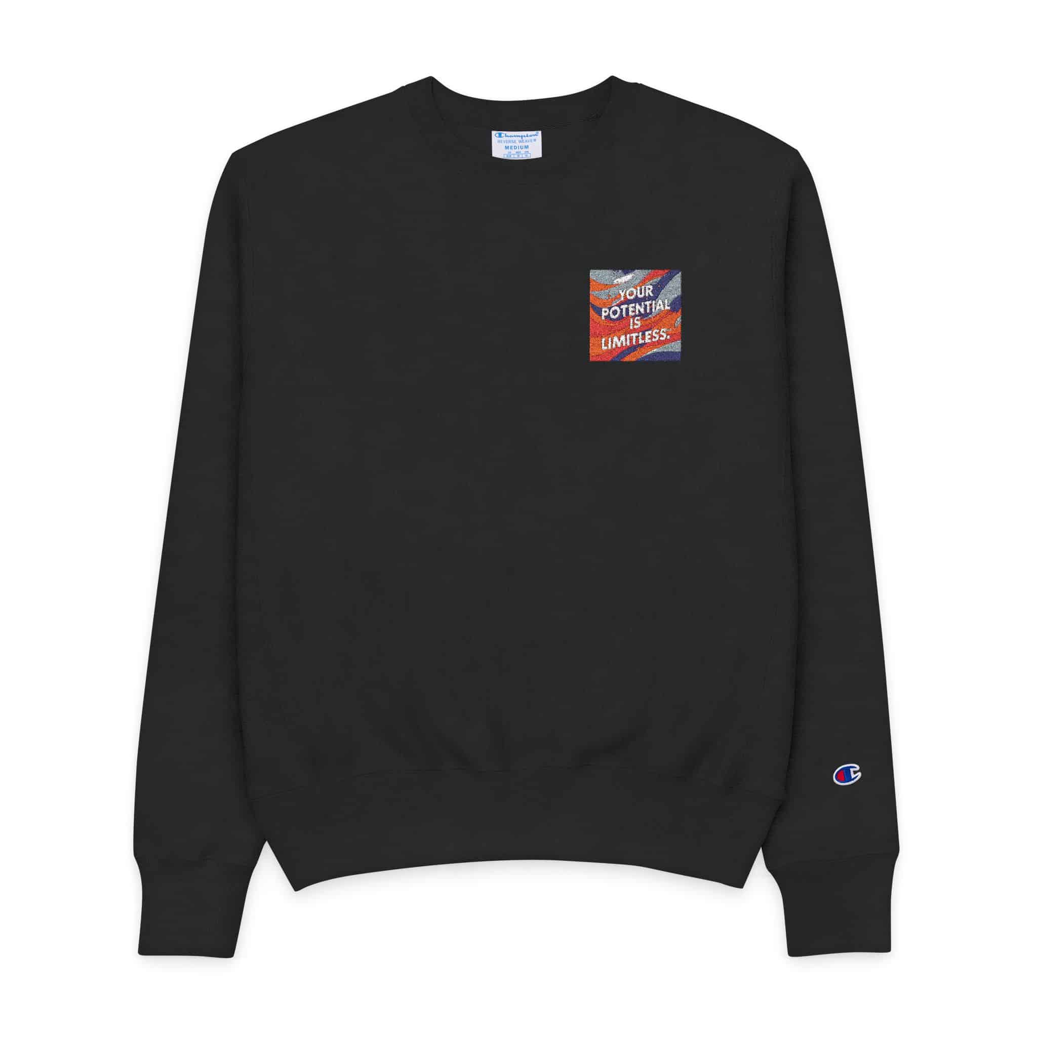 Your Potential Is Limitless Mens Champion Crewneck Sweatshirt