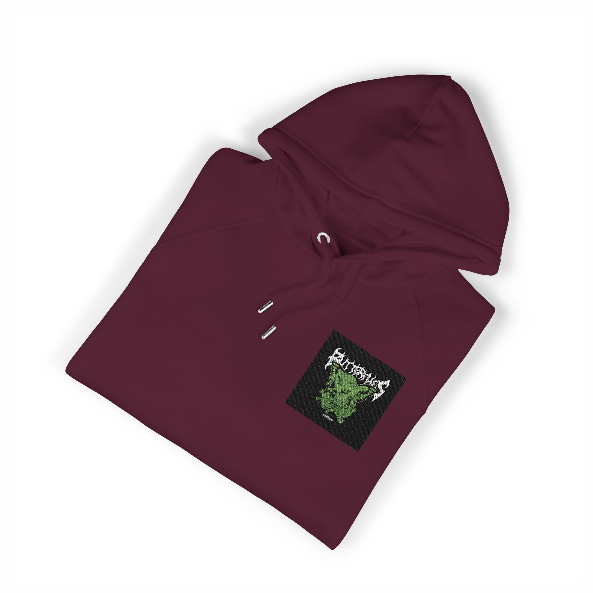 Vector Cupid Money Illustration Streetwear Apparel Design Unisex Eco Raglan Hoodie Embroidery - Image 23