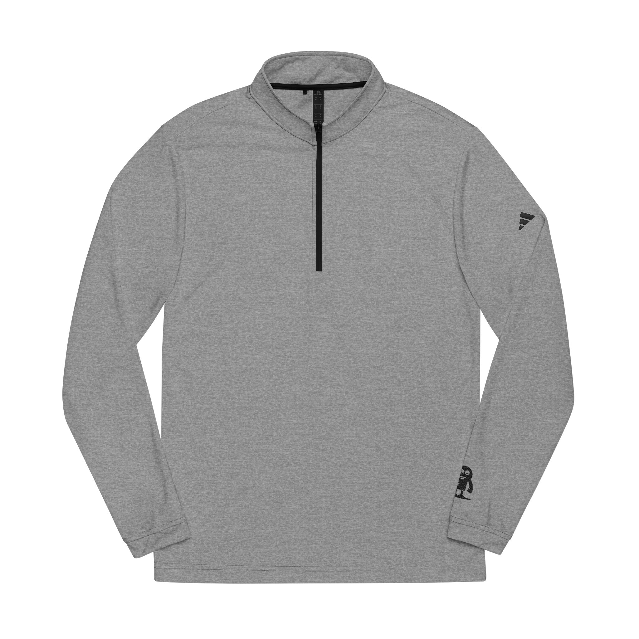Emoji Character Vector Illustration Flat Emoji Character Adidas Quarter Zip Pullover Embroidery - Image 5