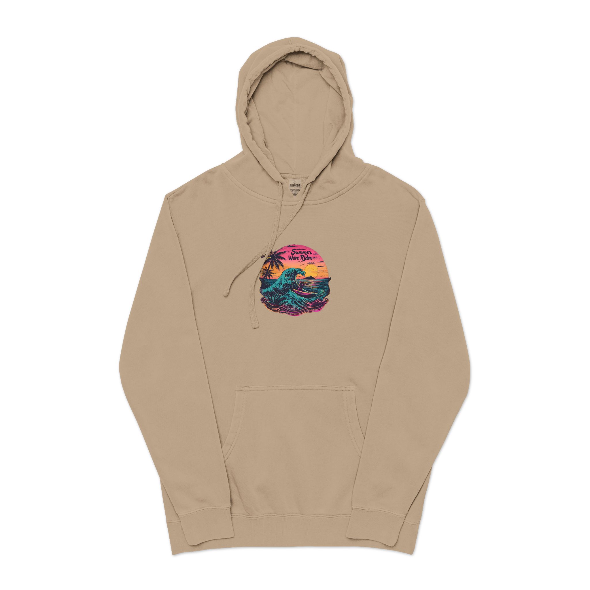 Vintage Vibes Crafting Timeless Retro Summer Tshirt Vector Illustrations Unisex Pigment Dyed Hoodie Embroidery - Image 5