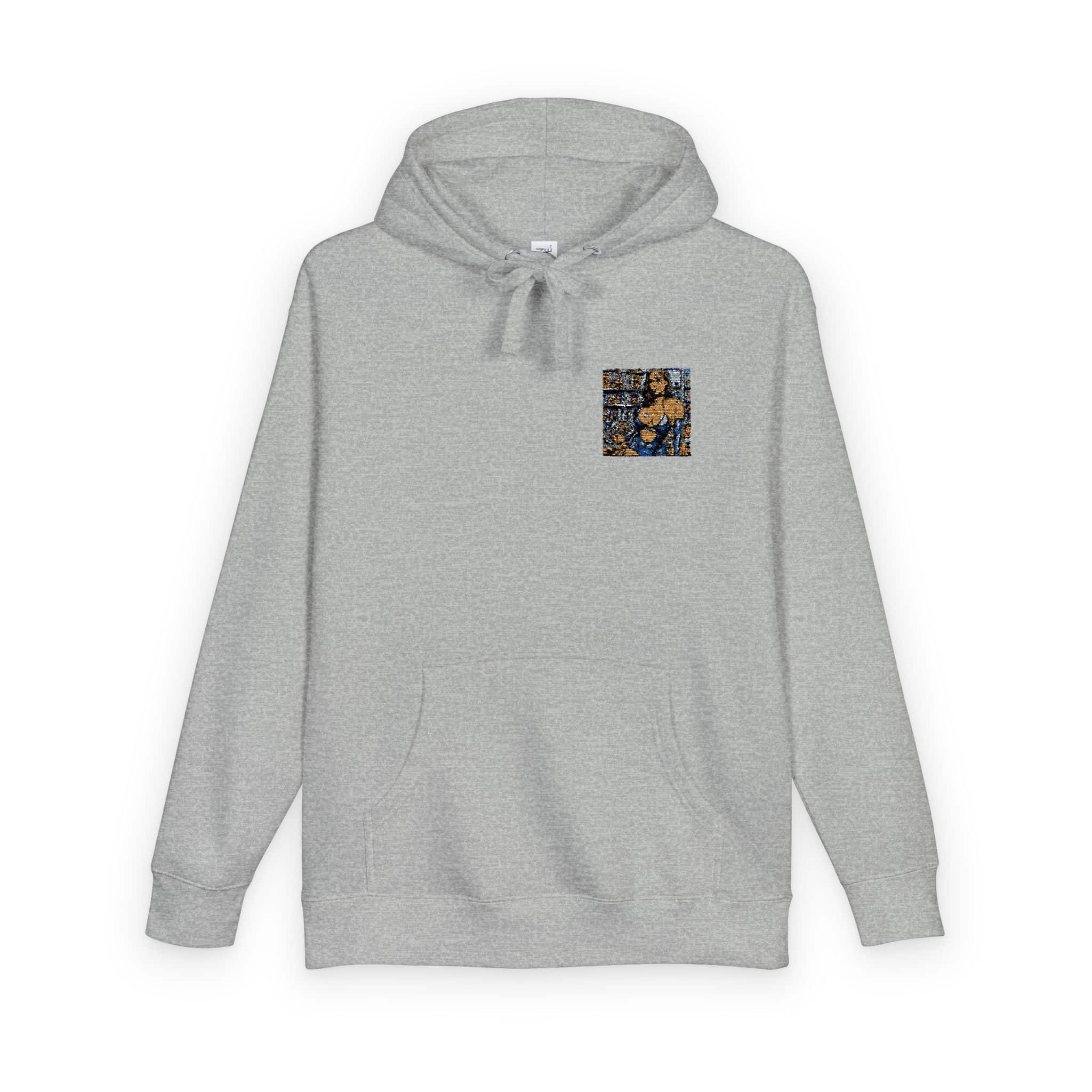 Porn Star V8 Unisex Fleece Hoodie - Image 14