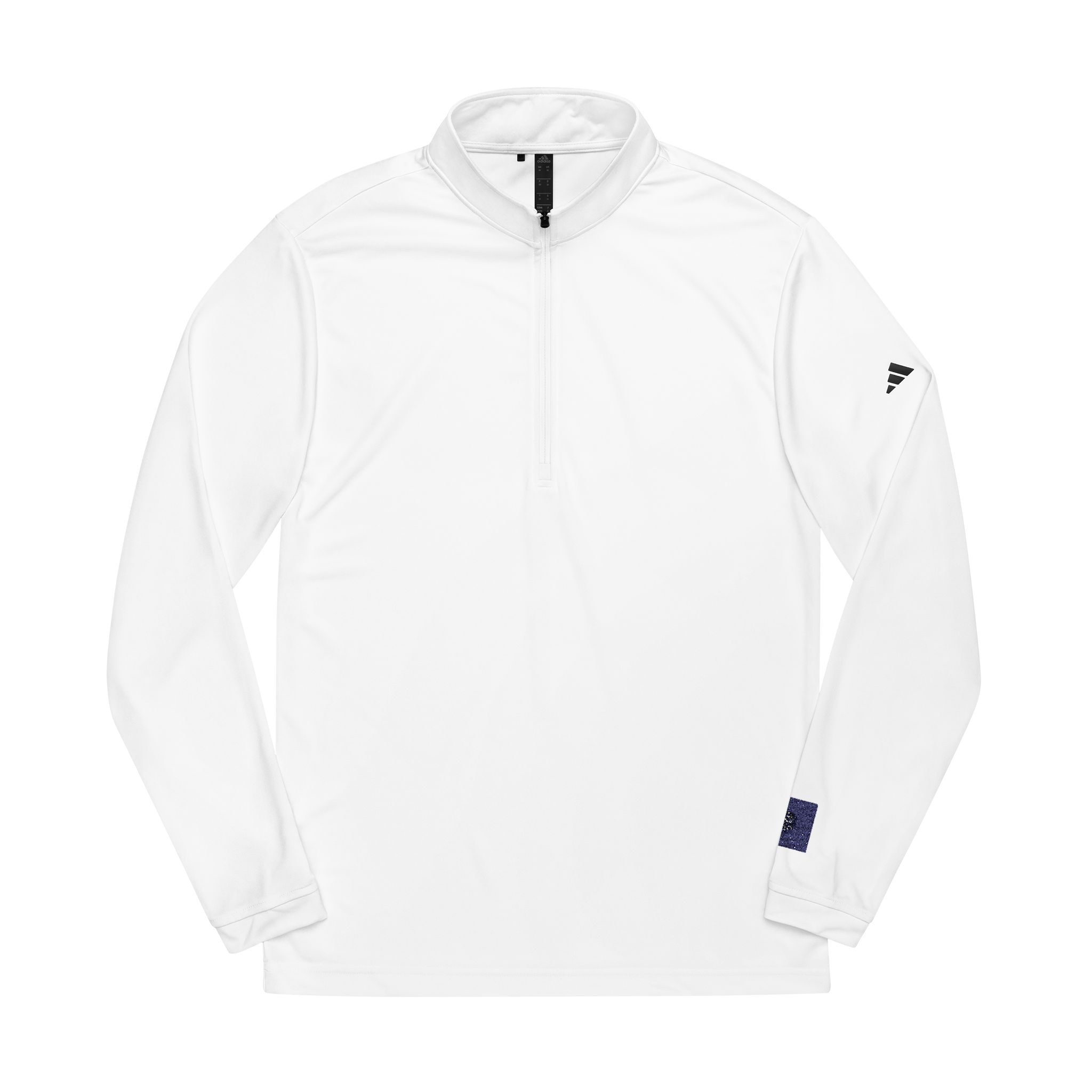 Zeus Logo Design Vector Illustration Adidas Quarter Zip Pullover Embroidery